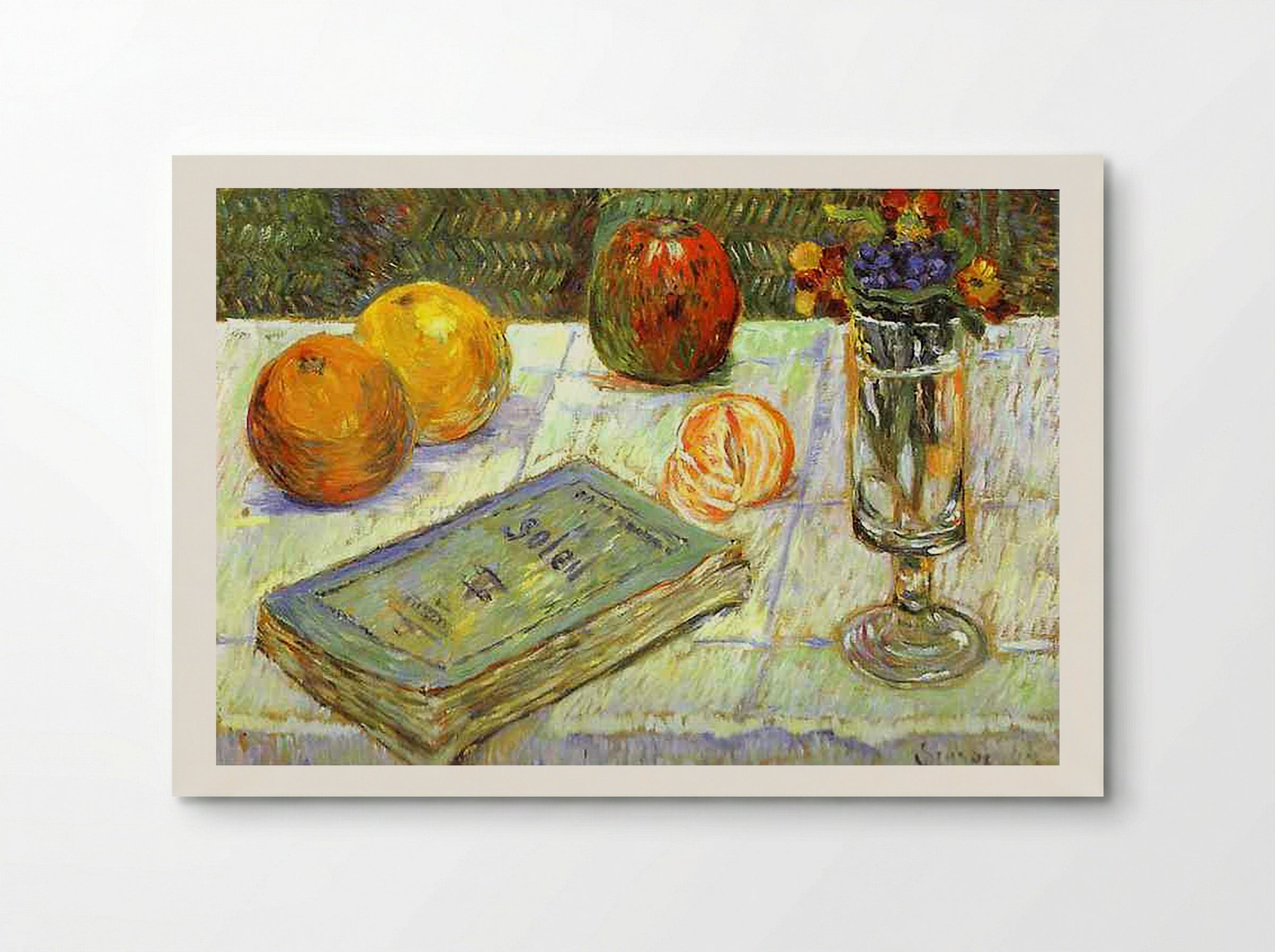 Still Life with a Book - Armand Guillaumin - Poster