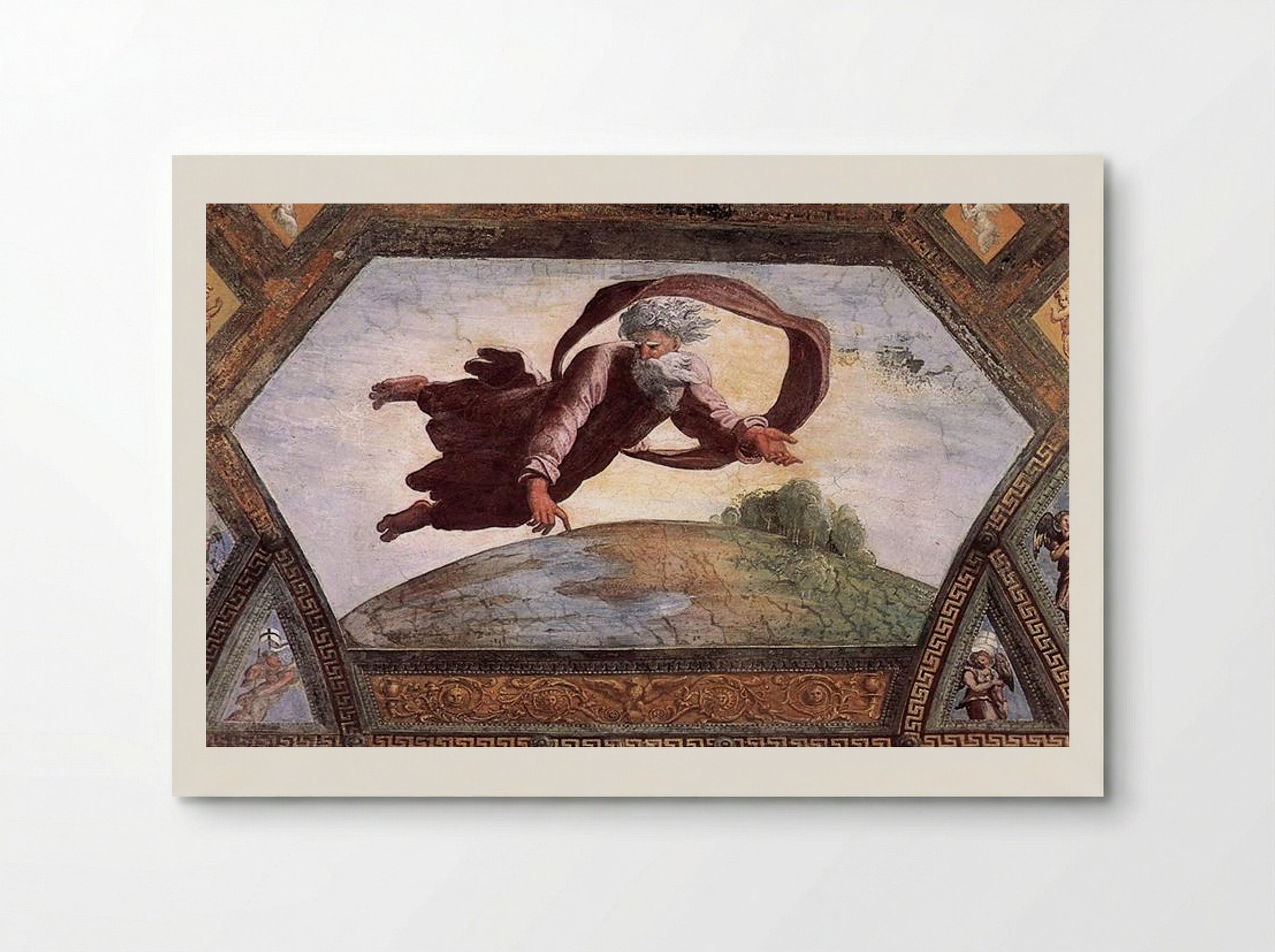 The Separation of Land and Water - Raphael - Poster