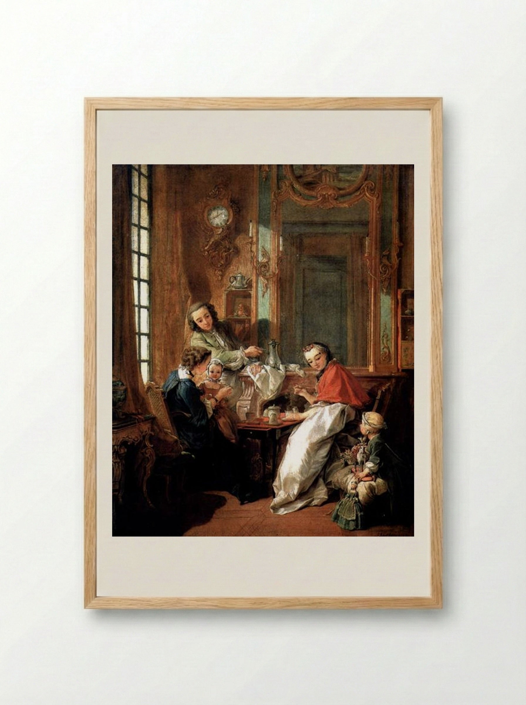 The Breakfast - François Boucher - Framed Print Wood