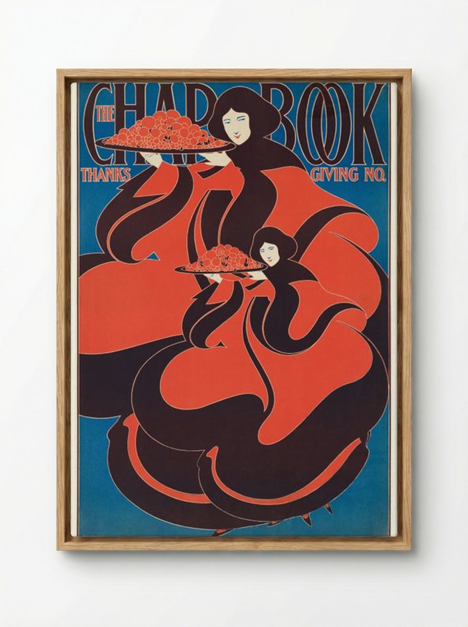 The Chap-Book, Thanksgiving No. - Will H. Bradley - Framed Canvas Wood