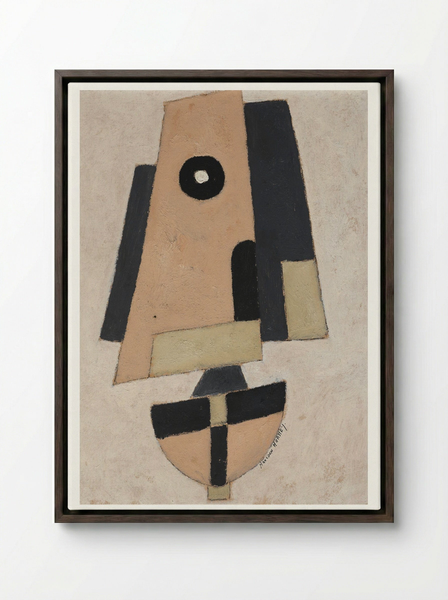 Movement, Bermuda - Marsden Hartley - Framed Canvas Dark Wood