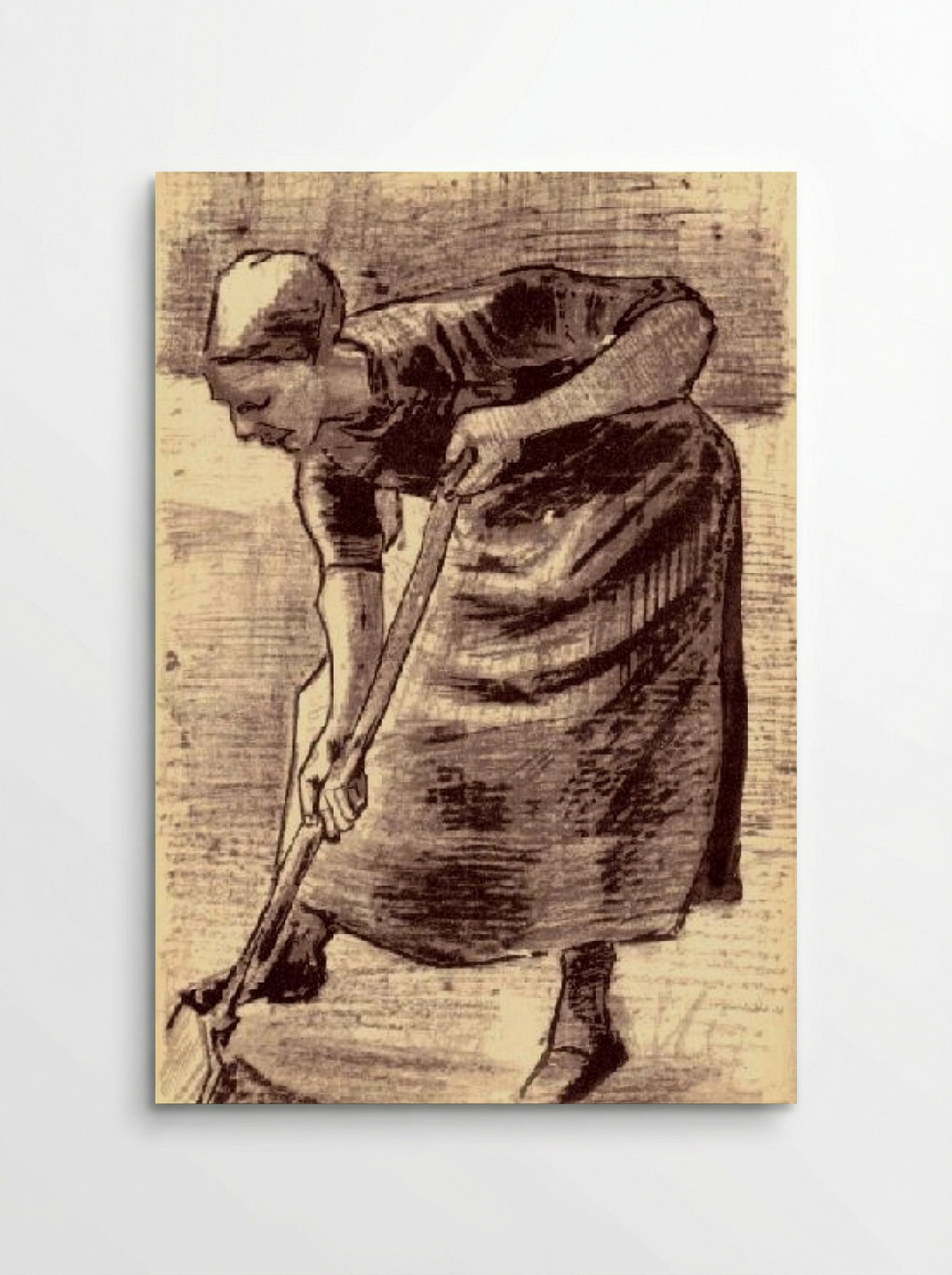 Woman Digging - Vincent van Gogh - Poster