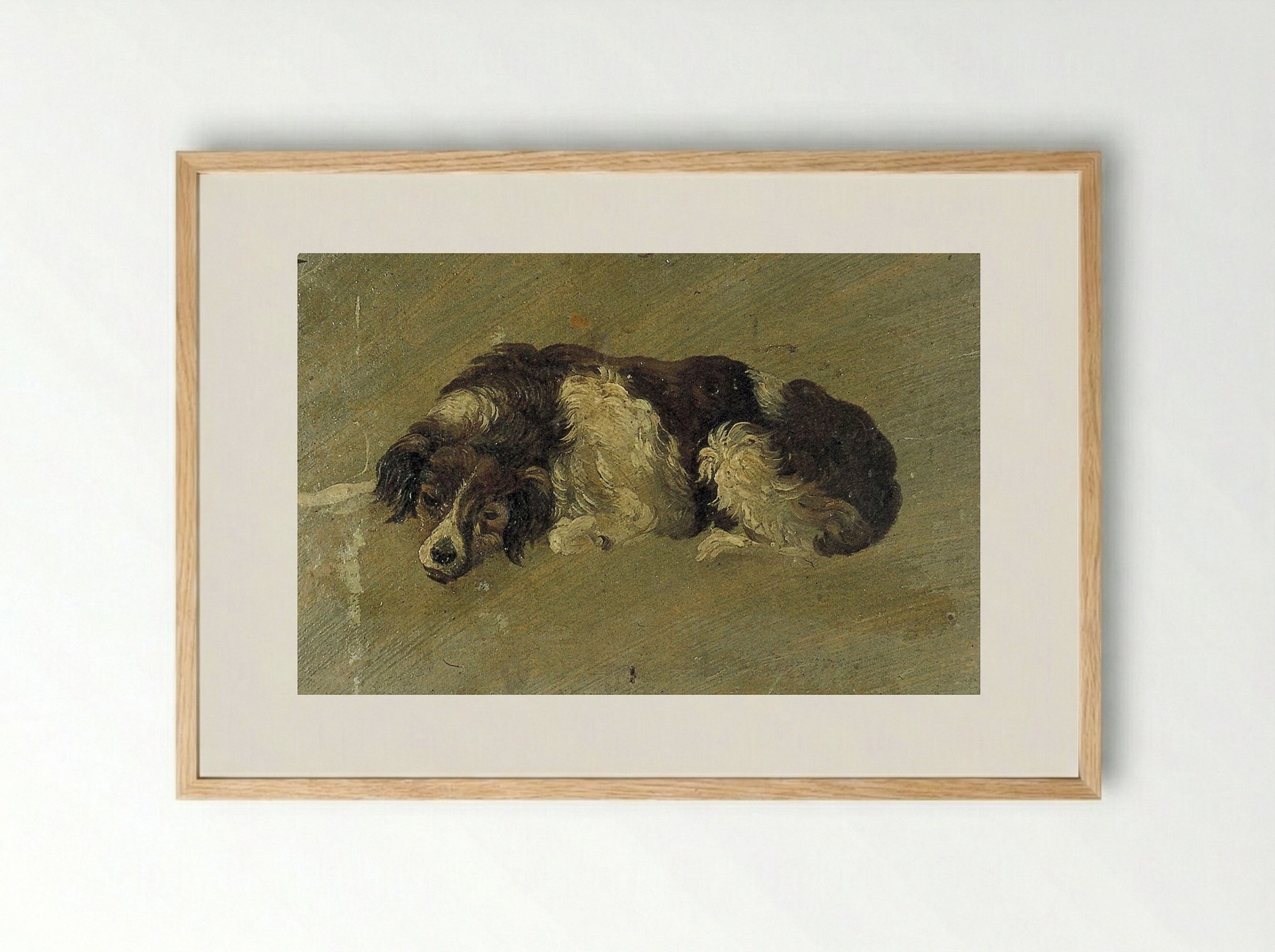 A Dog - Theo van Doesburg - Framed Print Wood