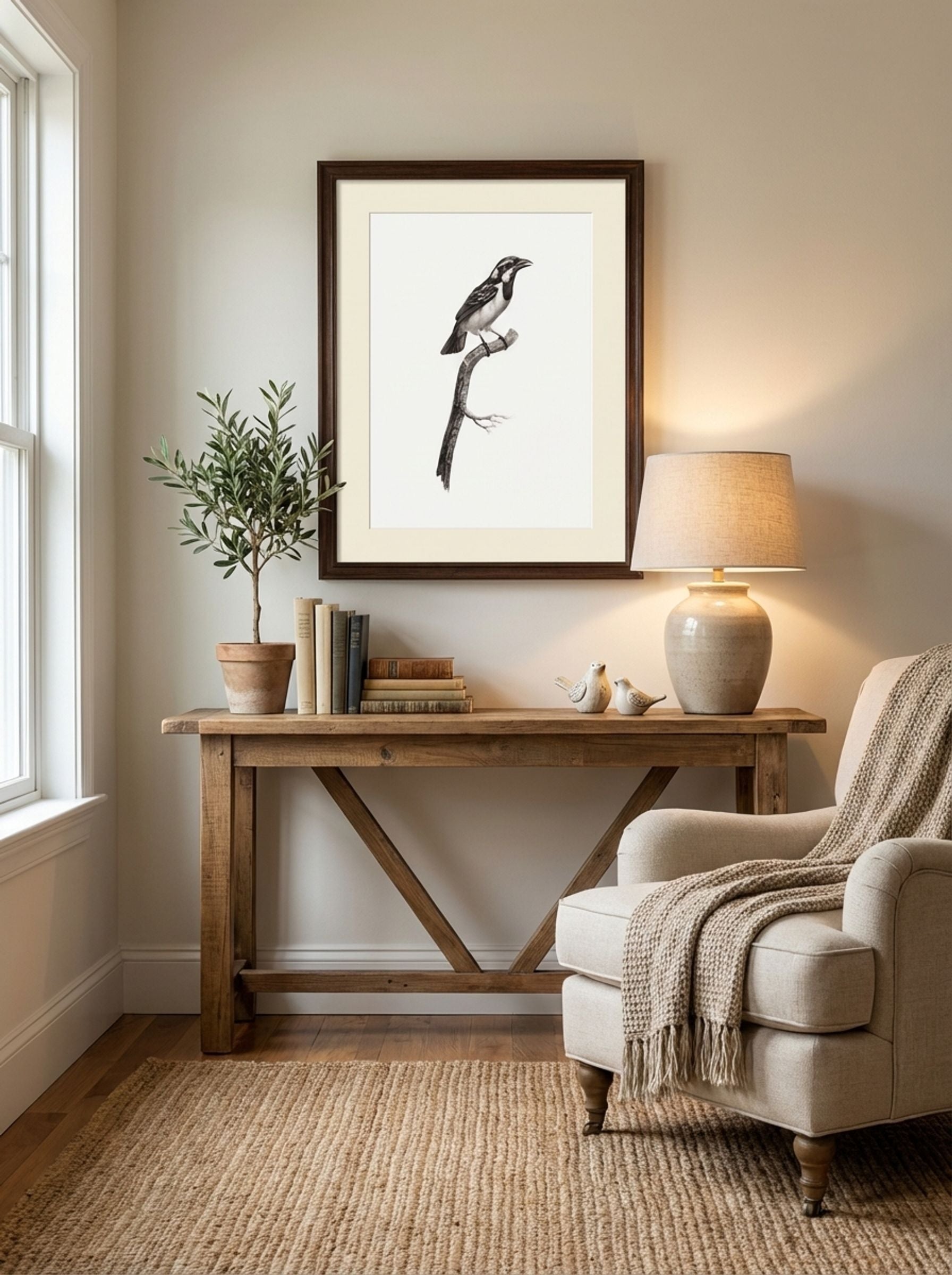 Black-throated Sparrow - Jacques Barraband - Lifestyle