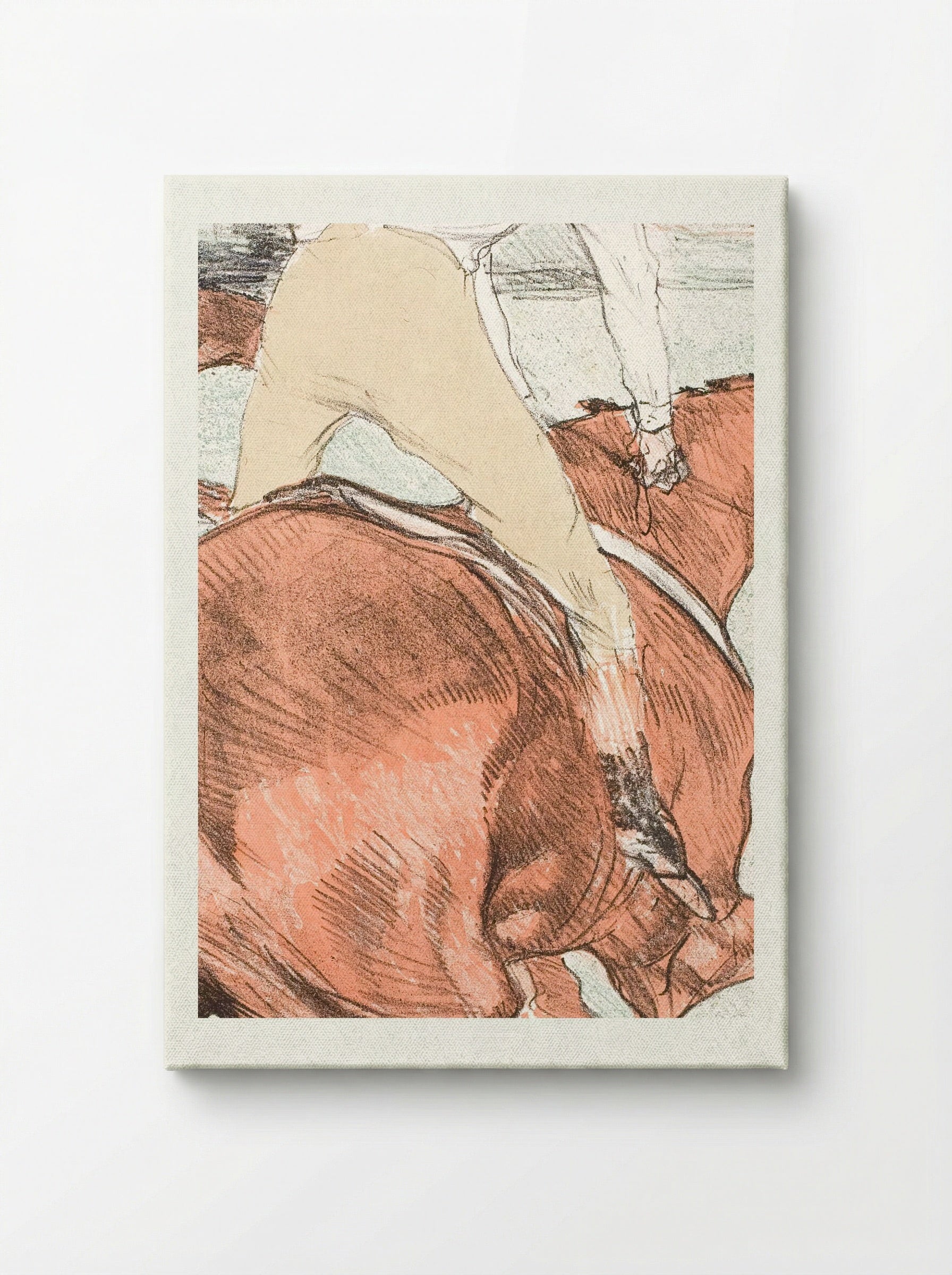 Le Jockey - Henri de Toulouse-Lautrec - Canvas