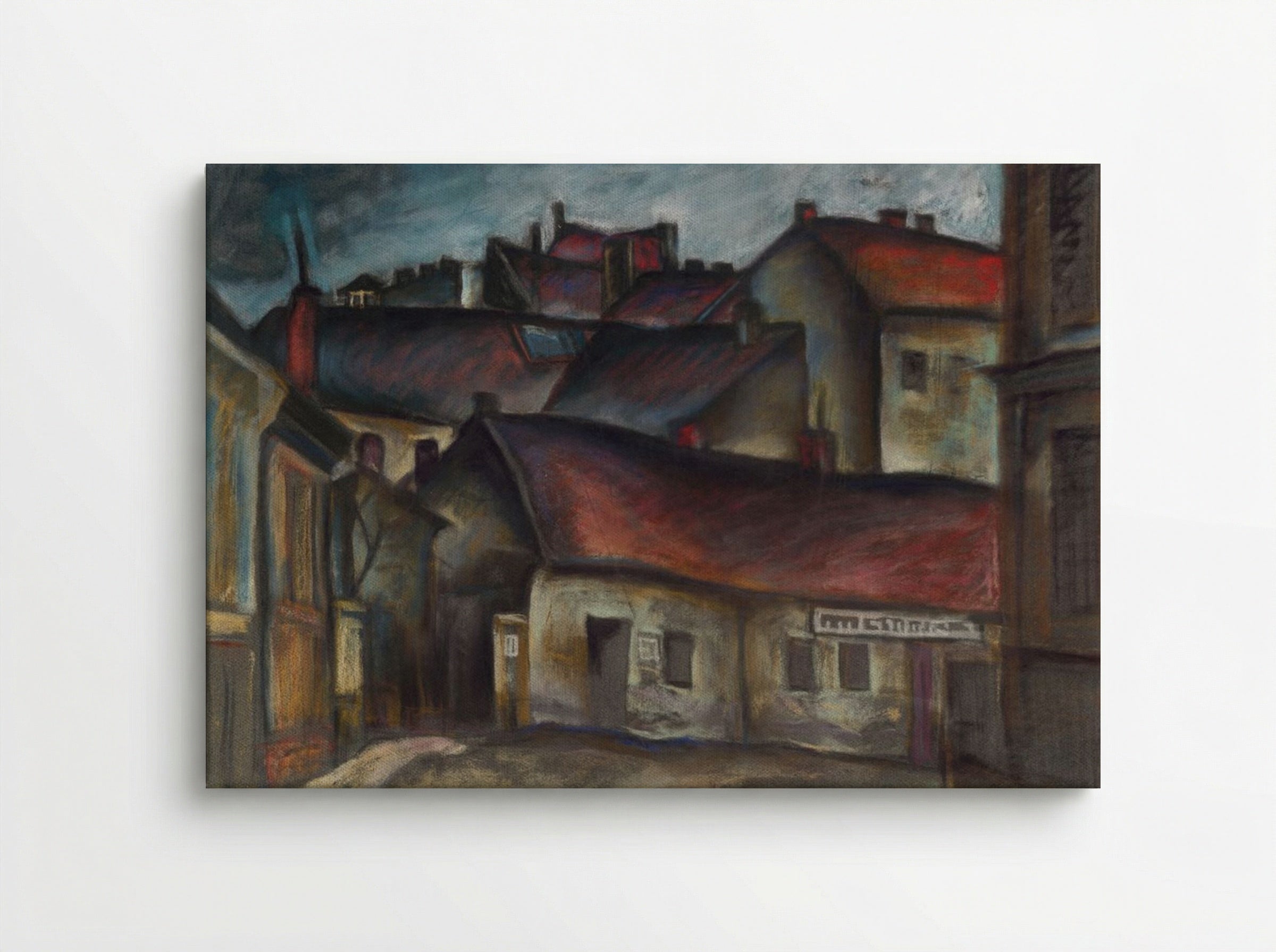 The Outskirts of the City - Konstantin Bauer - Canvas