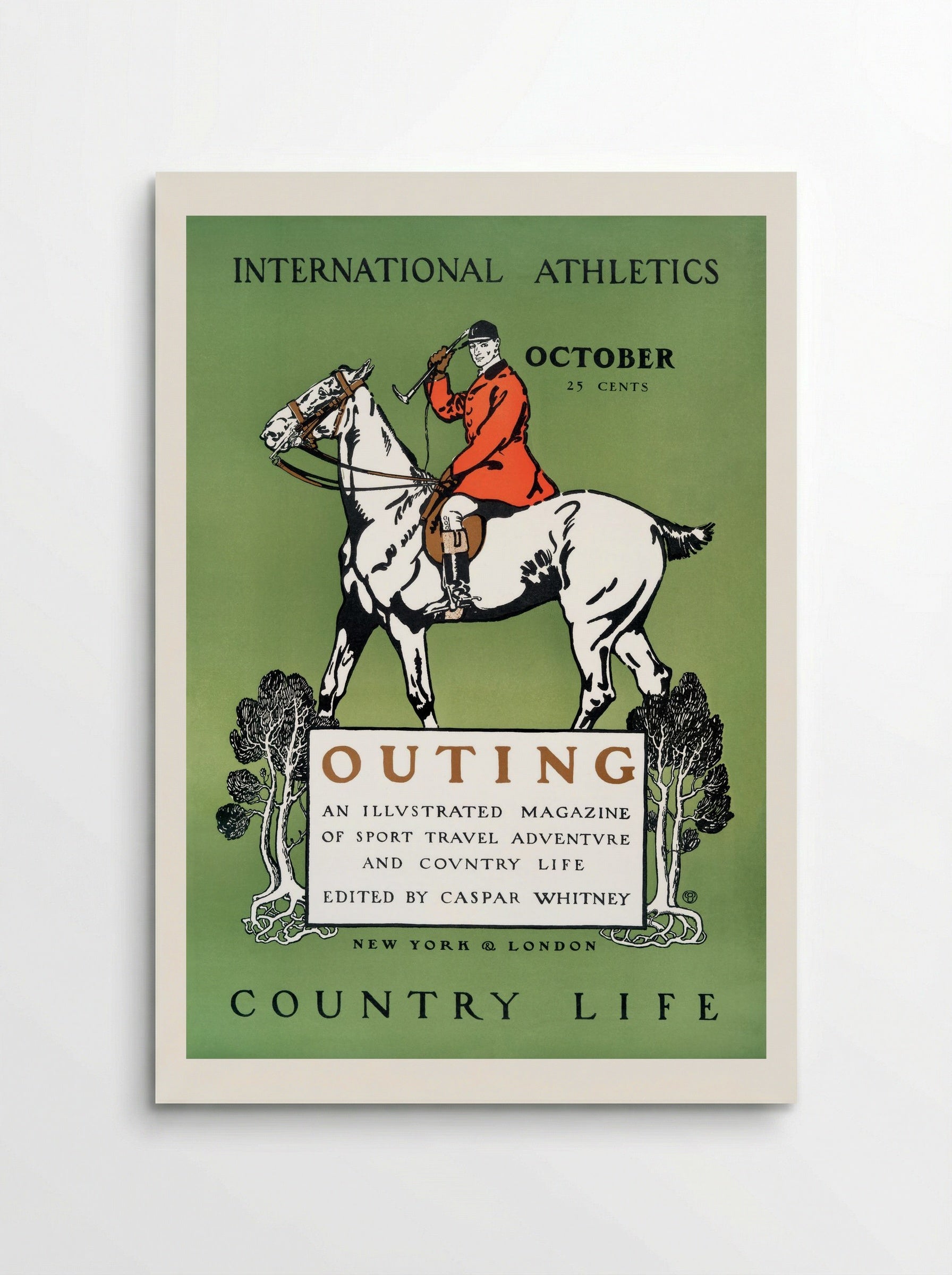 Outing, October (Magazine Cover) - Edward Penfield - Poster