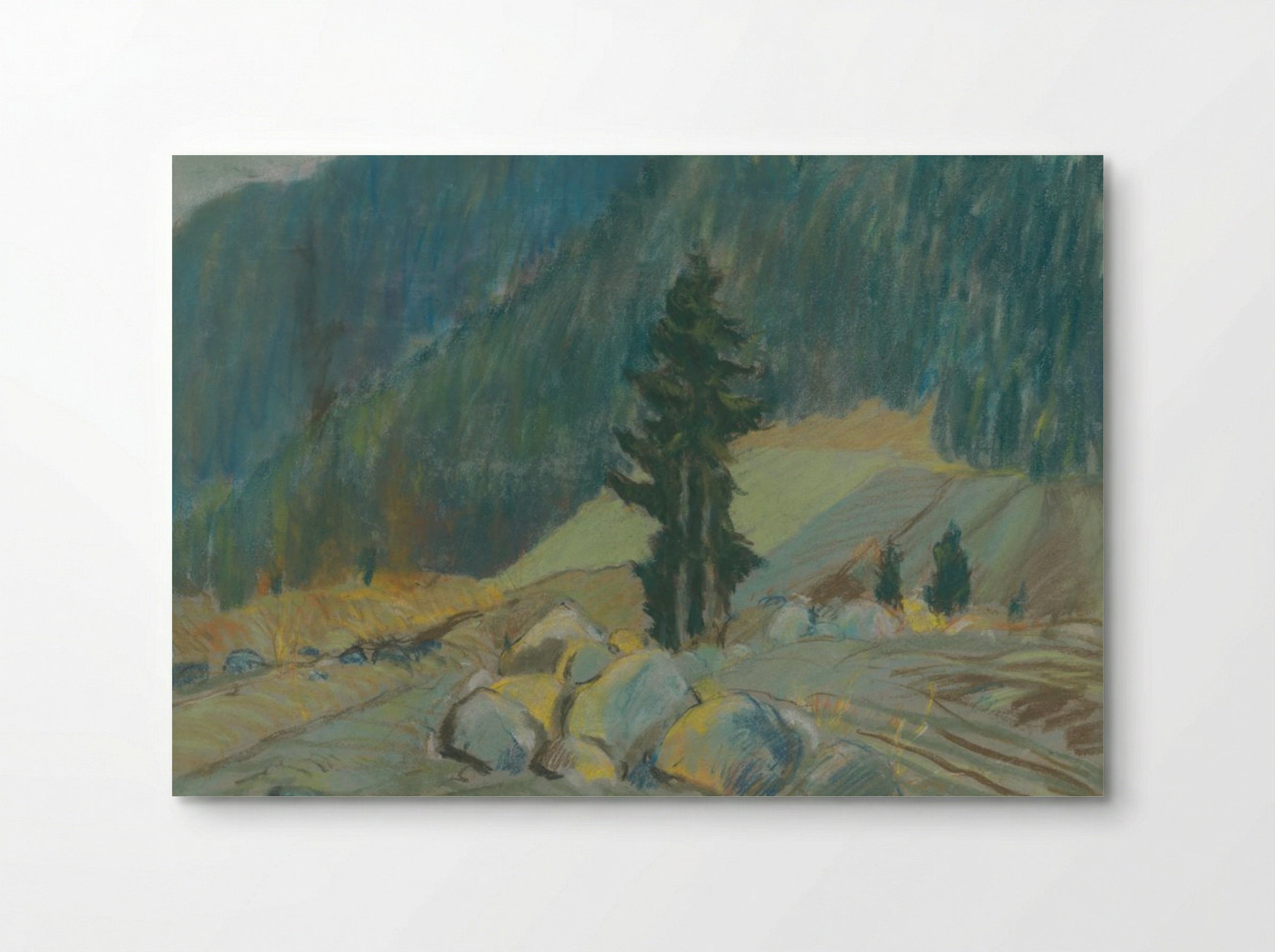 Mountain Brook Between Boulders - Zolo Palugyay - Poster