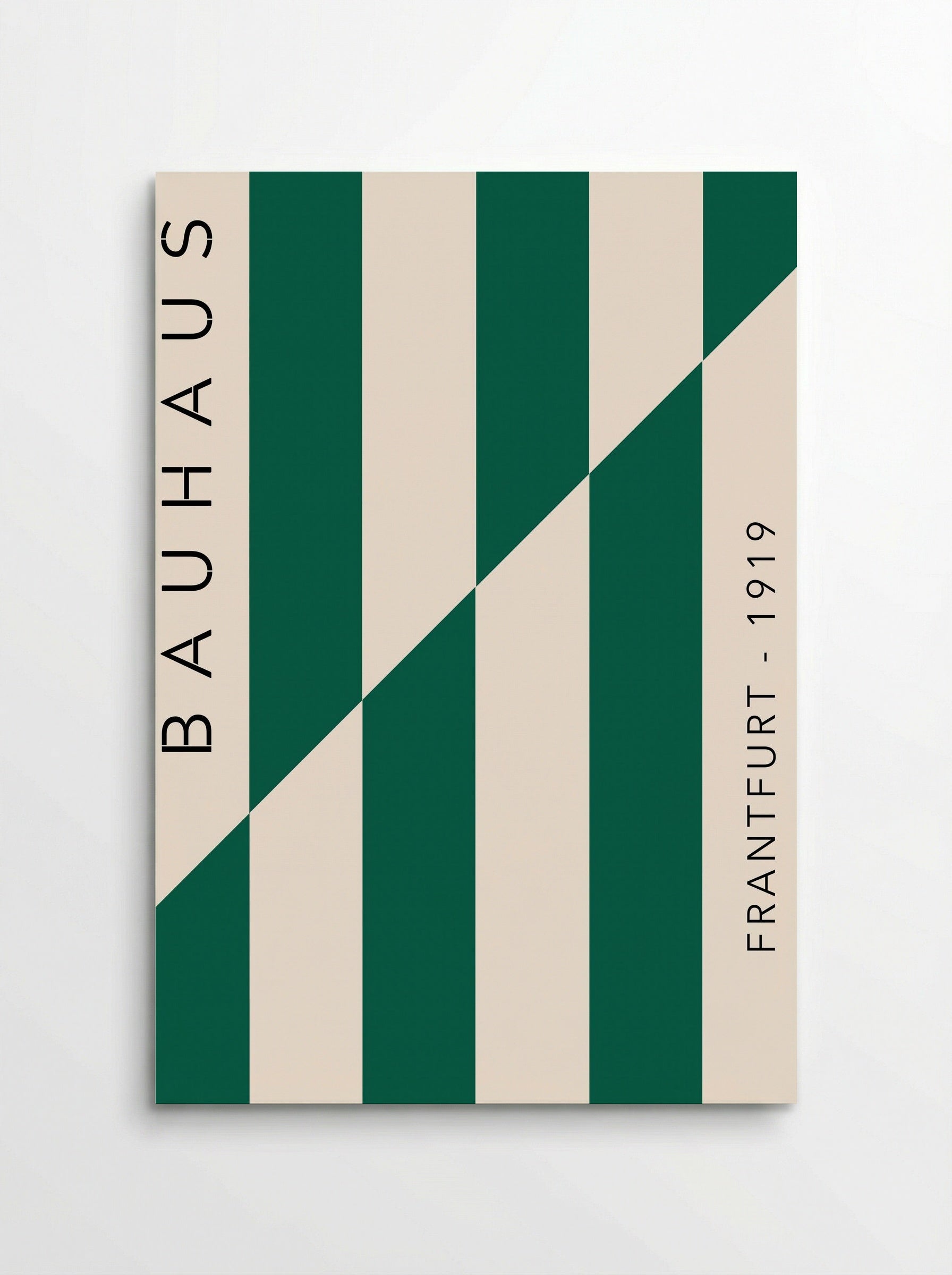 Bauhaus Stripes – Frankfurt 1919 - Poster