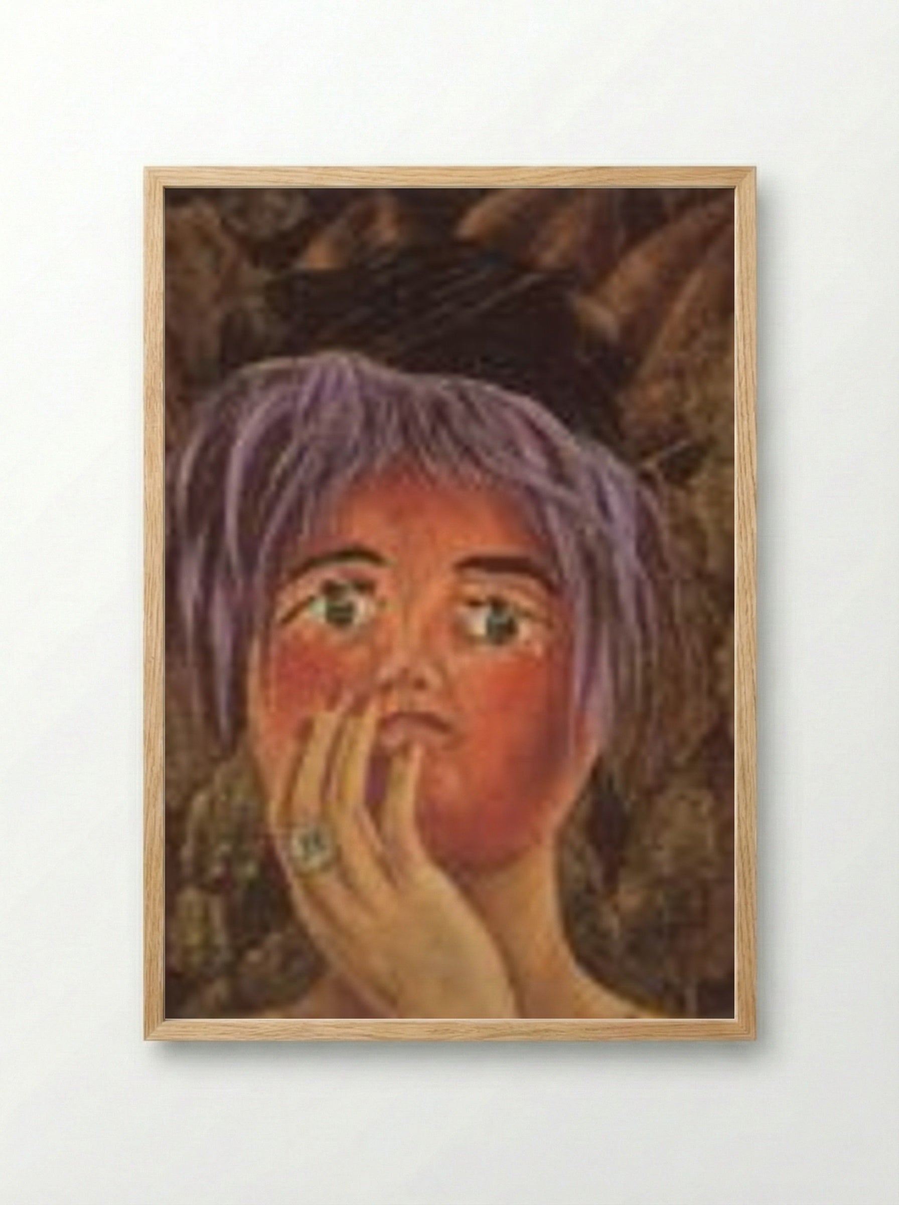 The Mask - Fine Art Print - Framed Print Wood