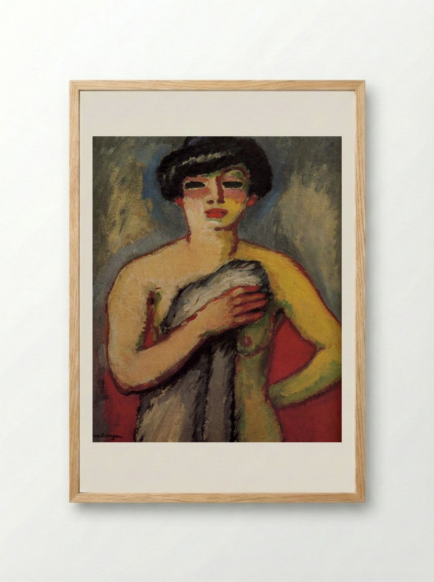 Portrait de Fernande Olivier - Kees van Dongen - Framed Print Wood