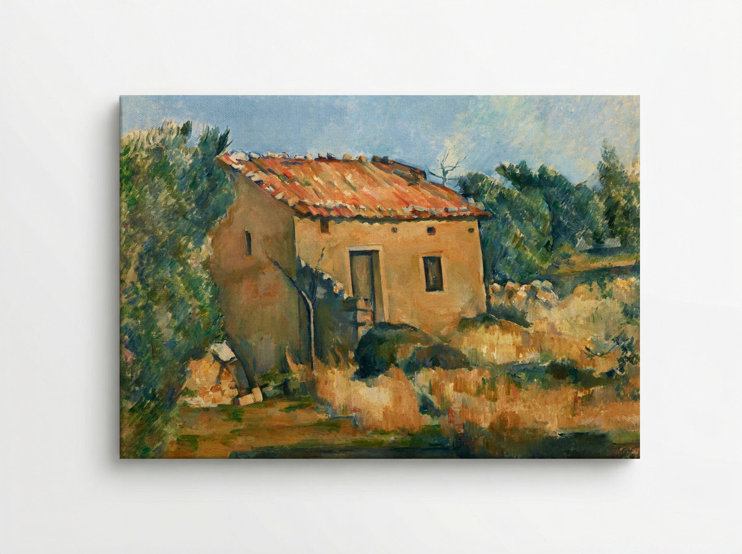 Abandoned House near Aix-en-Provence - Paul Cézanne - Canvas