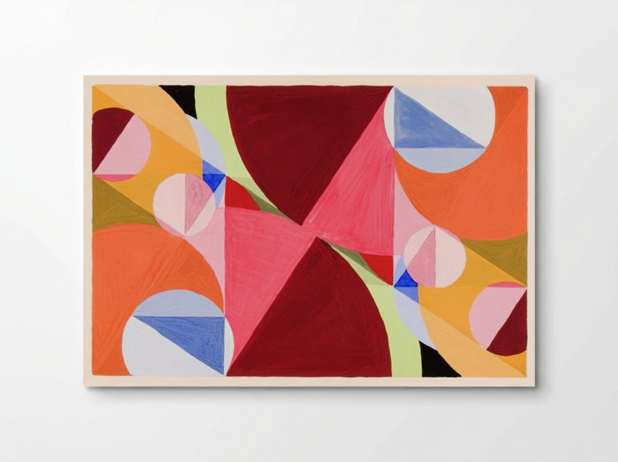 Area Broken by Perpendiculars - Joseph Schillinger - Poster