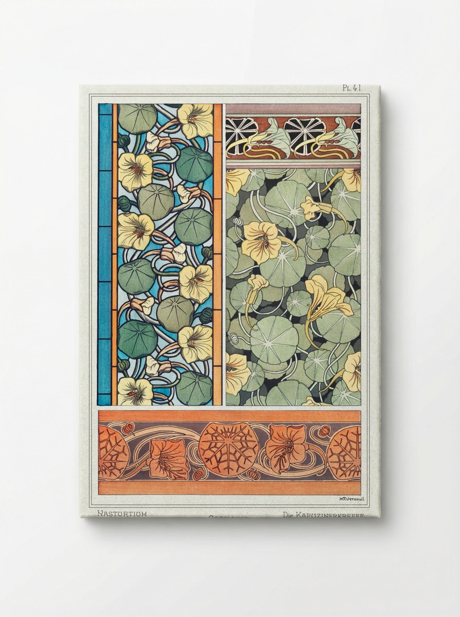 Capucine, from La Plante et ses Applications ornementales - Maurice Pillard Verneuil - Canvas