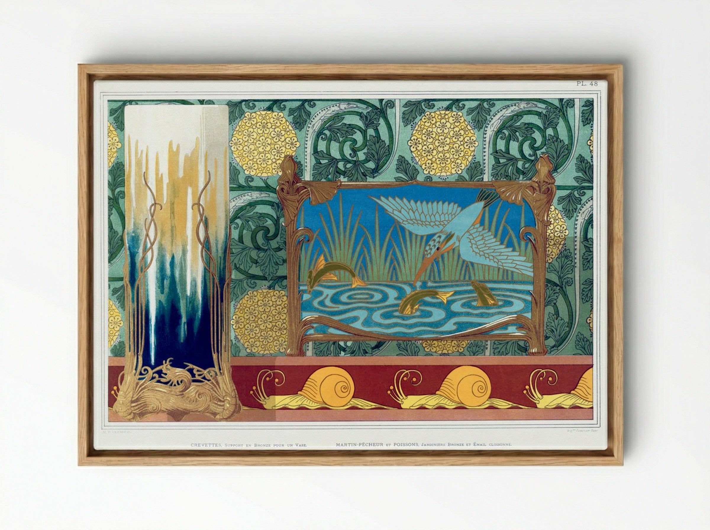 L'Animal dans la Décoration, Plate 48 - Maurice Pillard Verneuil - Framed Canvas Wood