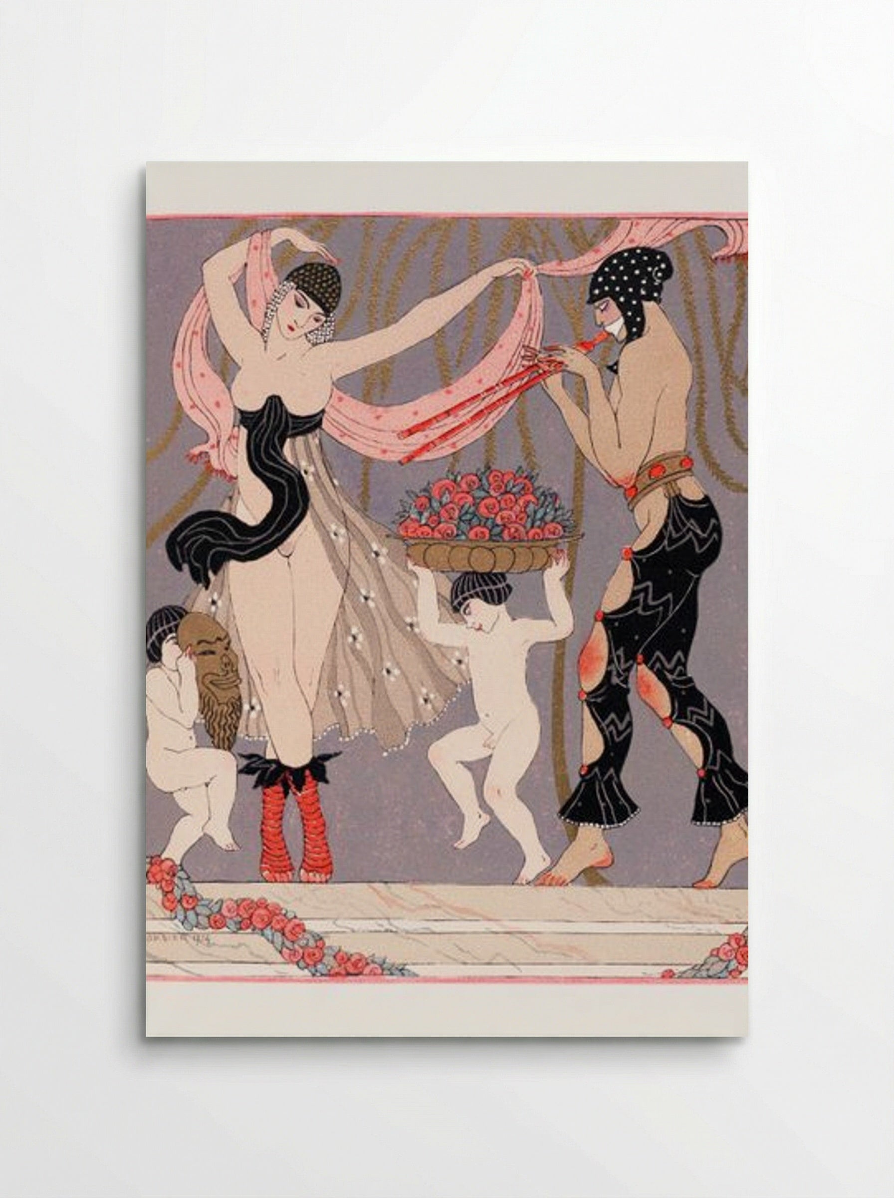 The Dance of the Flowers - George Barbier - Poster