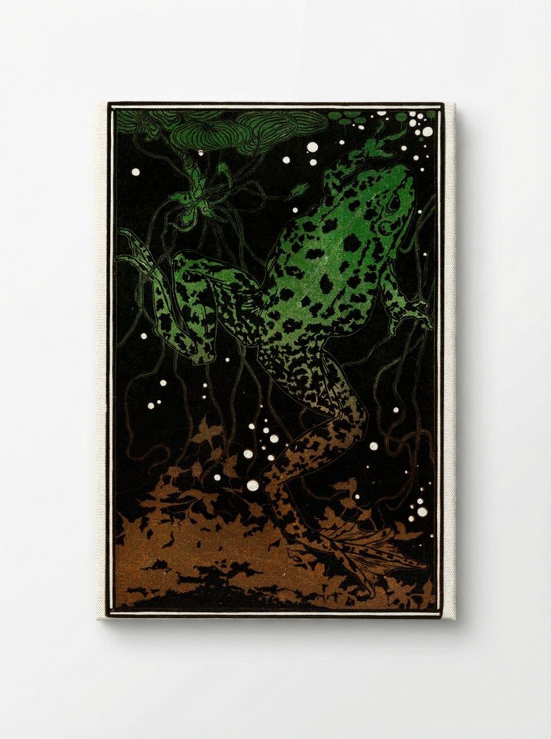 Swimming Frog - Julie de Graag - Canvas