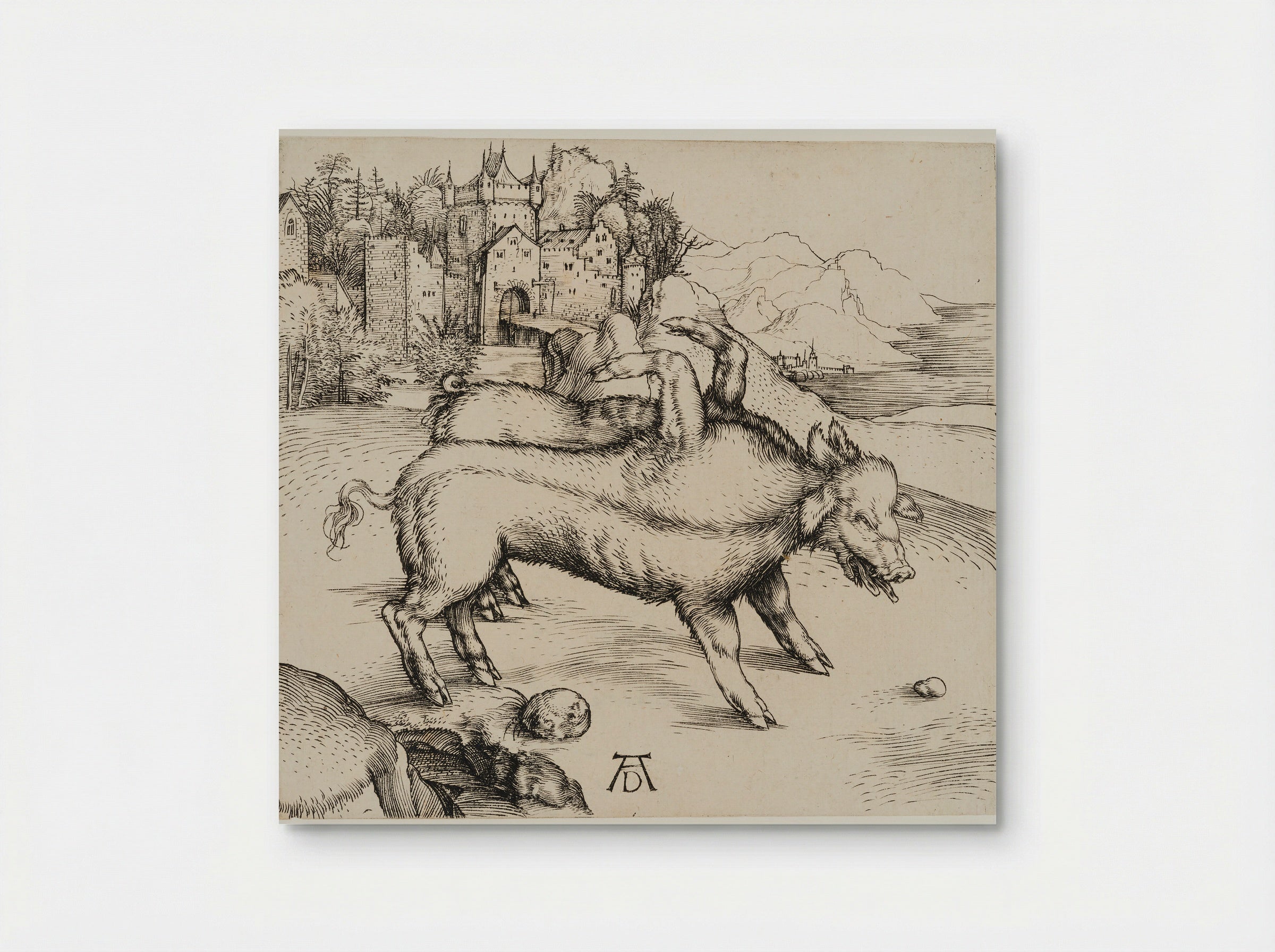 The Monstrous Sow of Landser - Albrecht Dürer - Poster