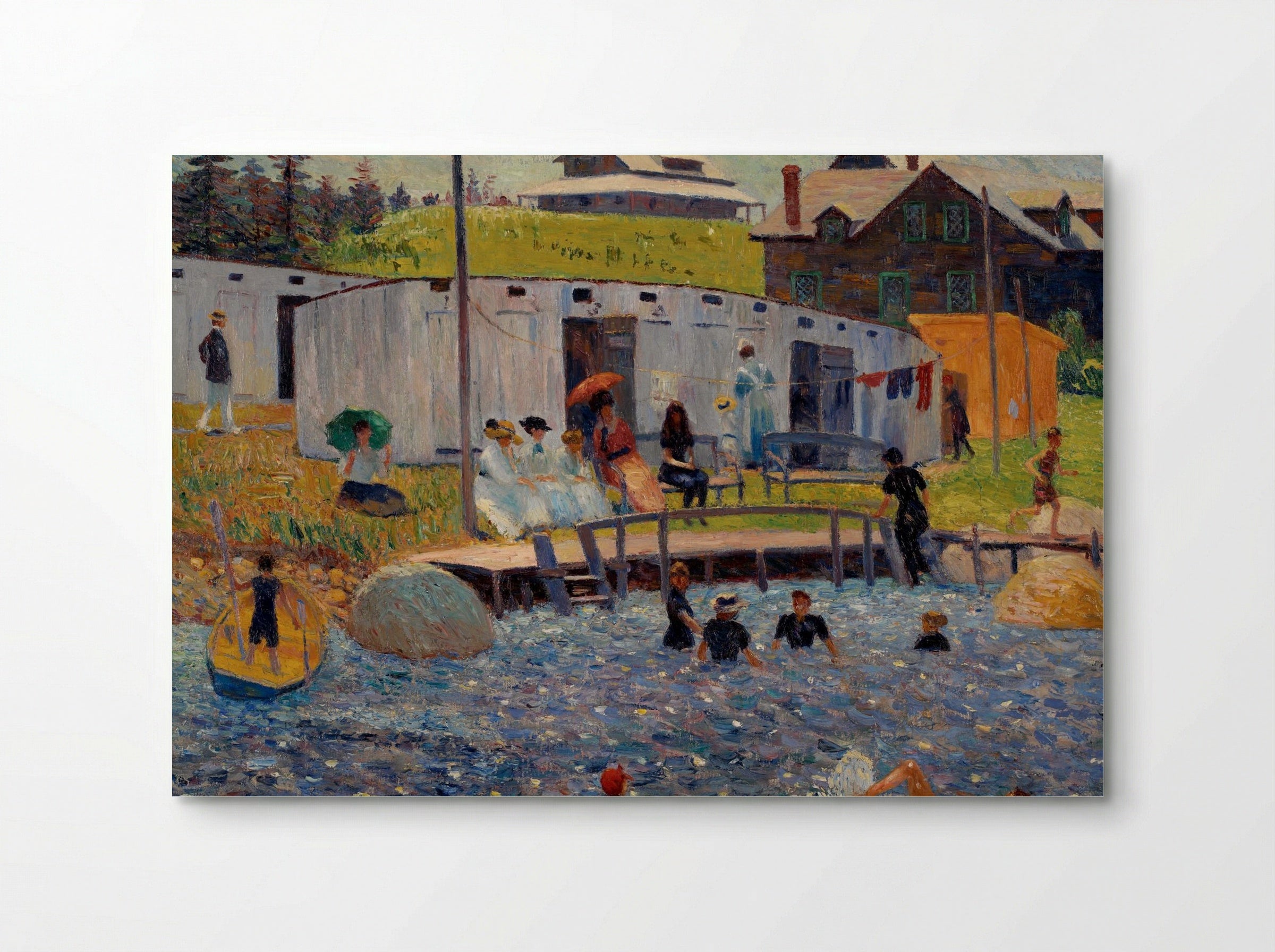 The Bathing Hour, Chester, Nova Scotia - William James Glackens - Poster