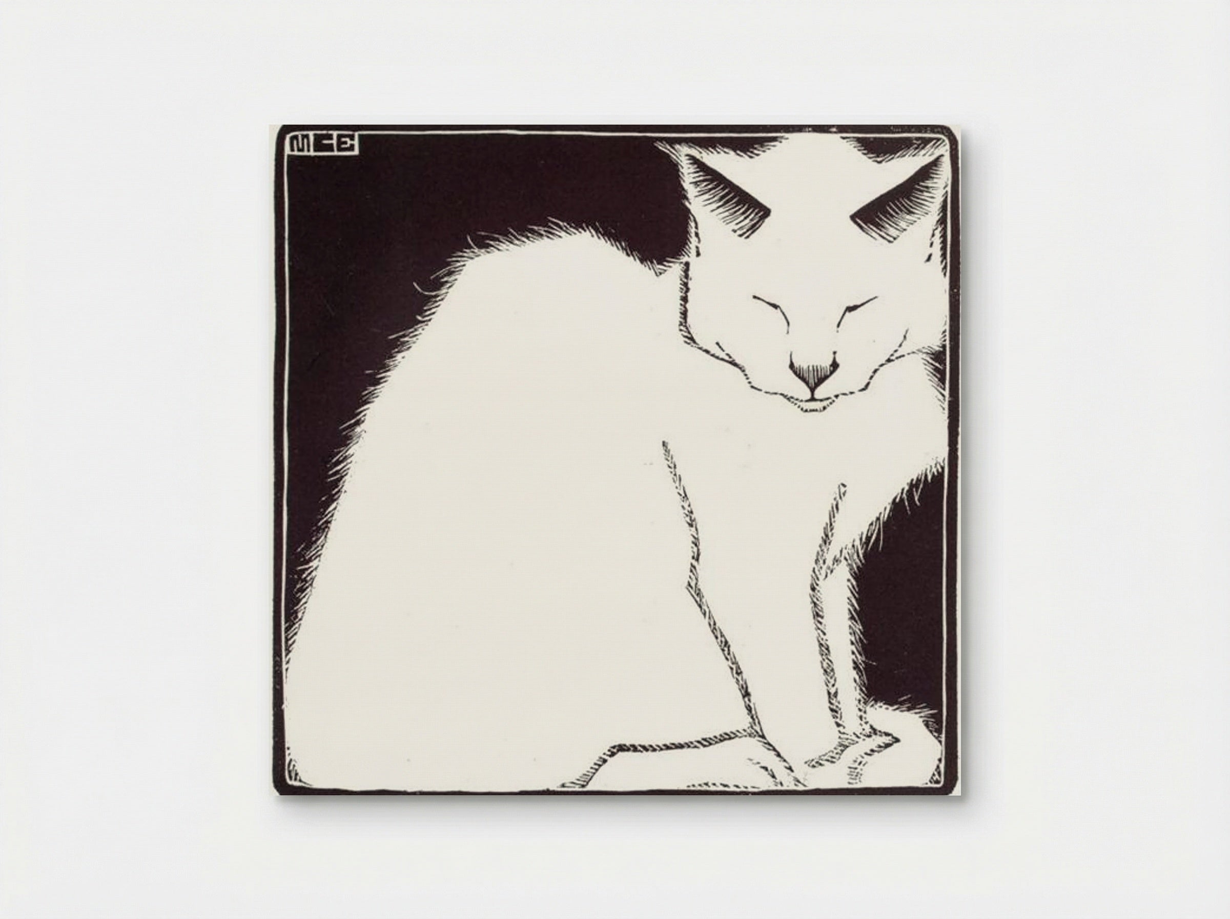 White Cat I - M.C. Escher - Poster