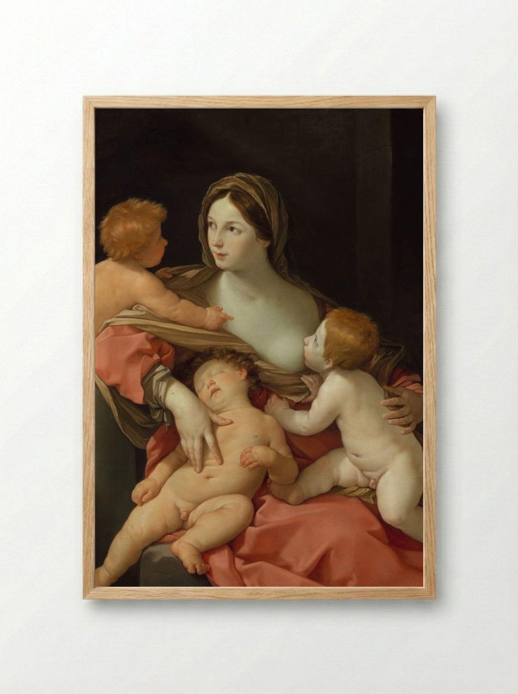 Charity - Guido Reni - Framed Print Wood
