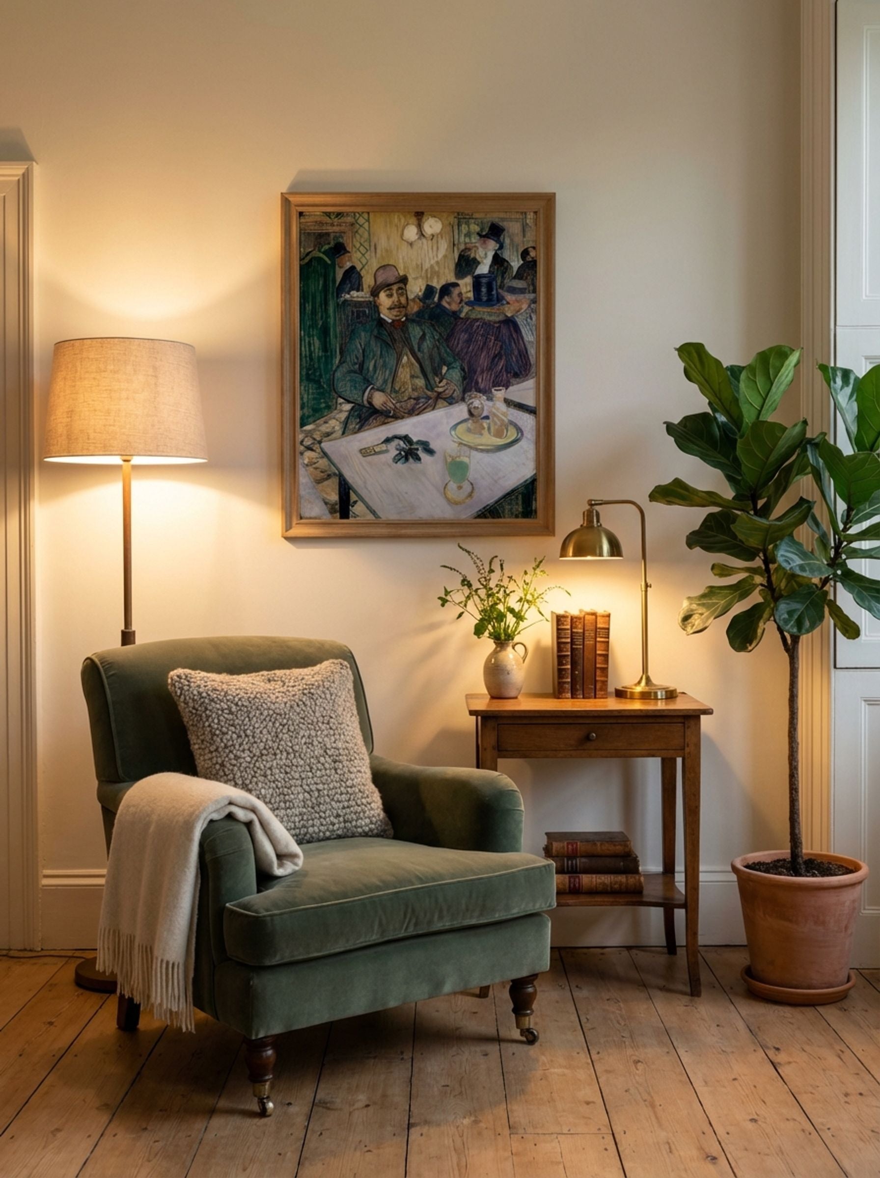 Monsieur Boileau at the Café - Henri de Toulouse-Lautrec - Lifestyle