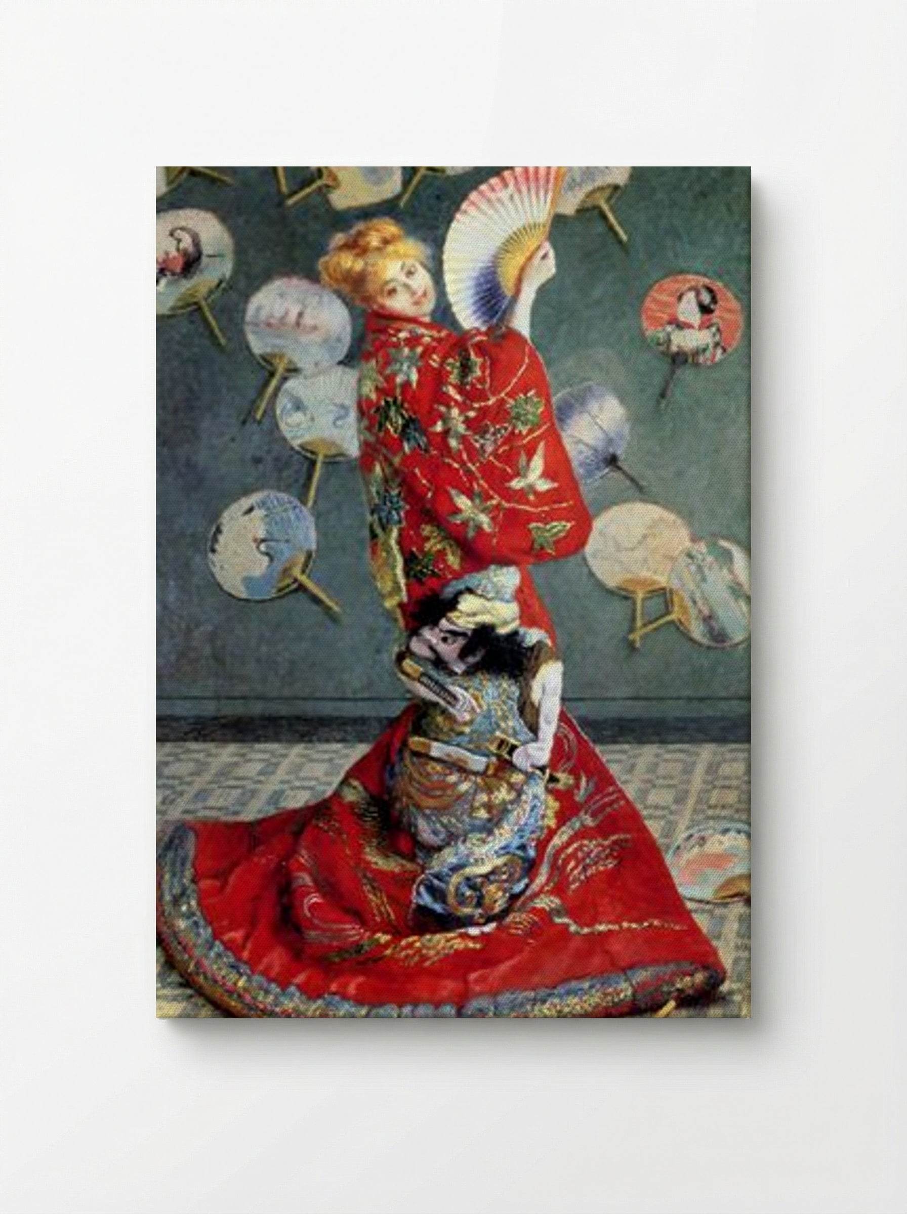 Camille Monet in Japanese Costume - Claude Monet - Canvas