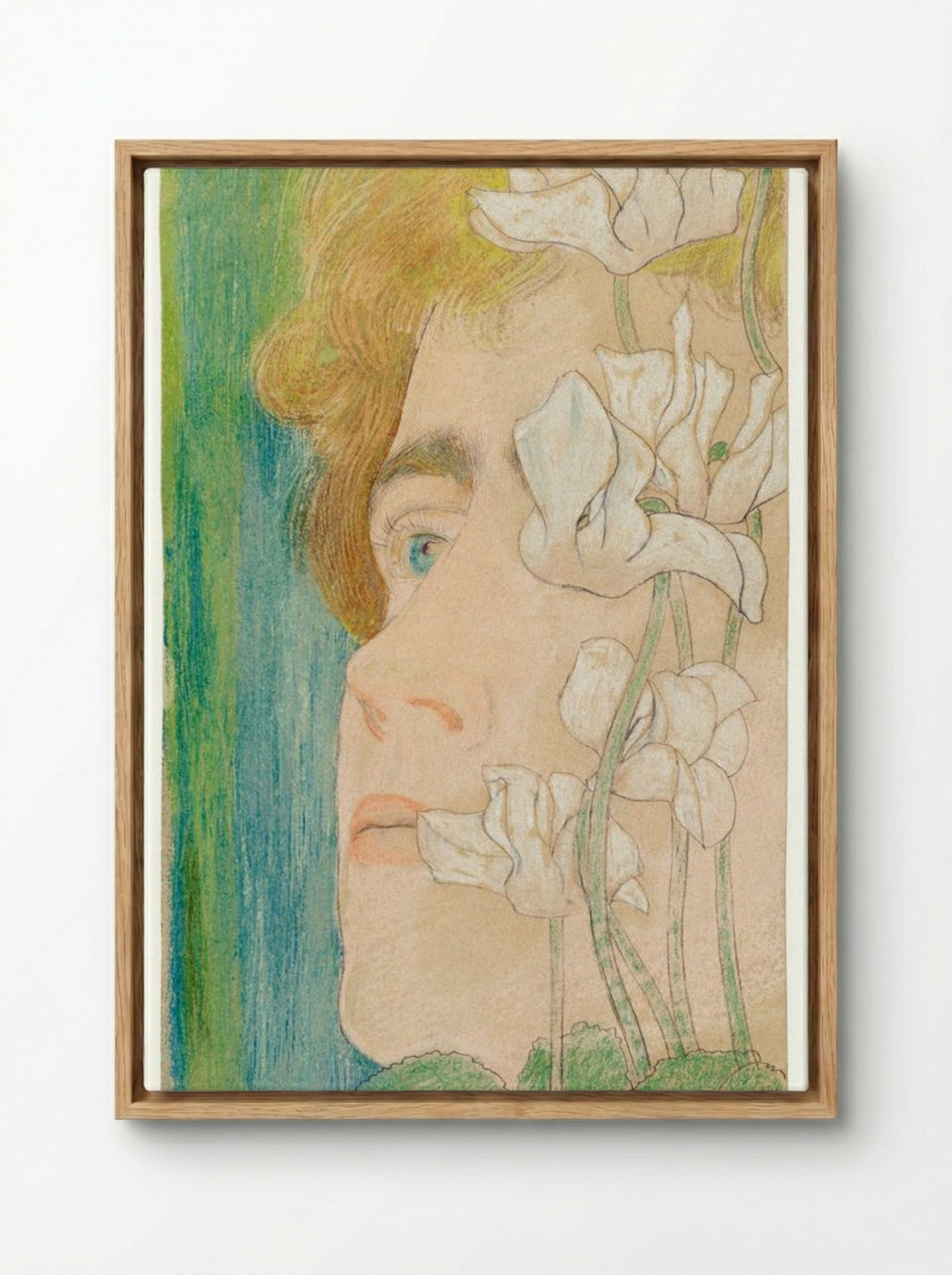 Marguerite - Jan Toorop - Framed Canvas Wood