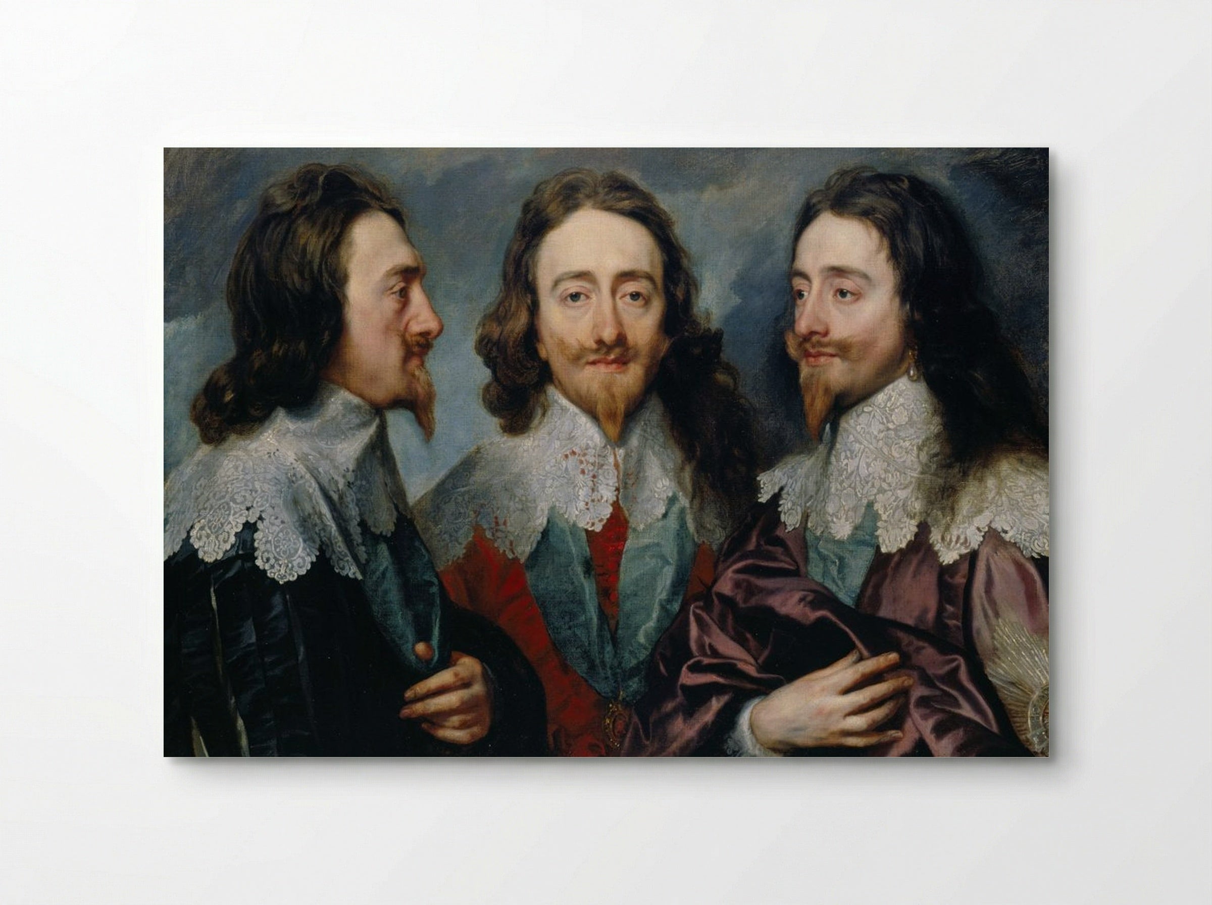 Charles I in Three Positions - Sir Anthony van Dyck - Poster