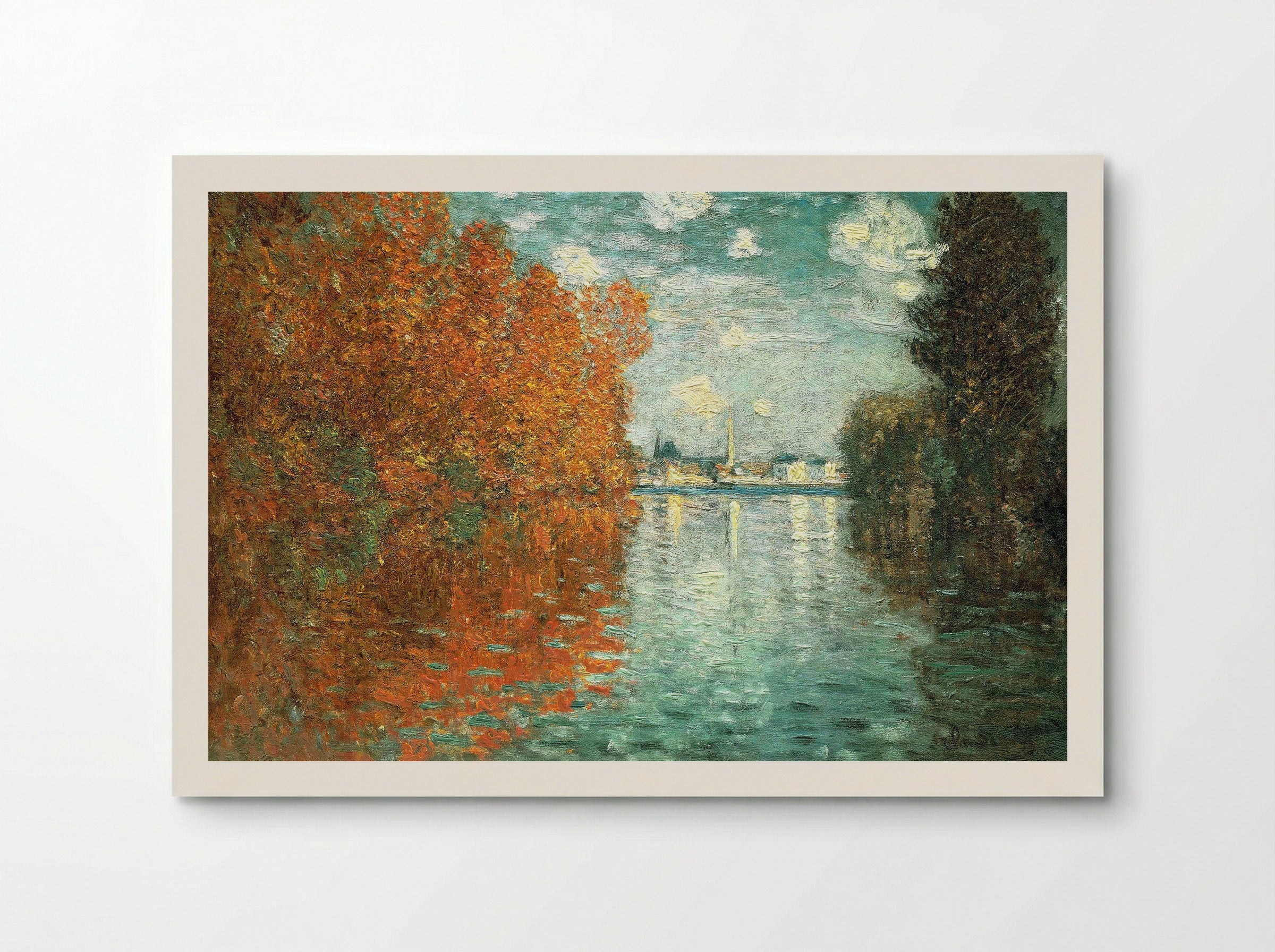 Autumn Effect at Argenteuil - Claude Monet - Poster