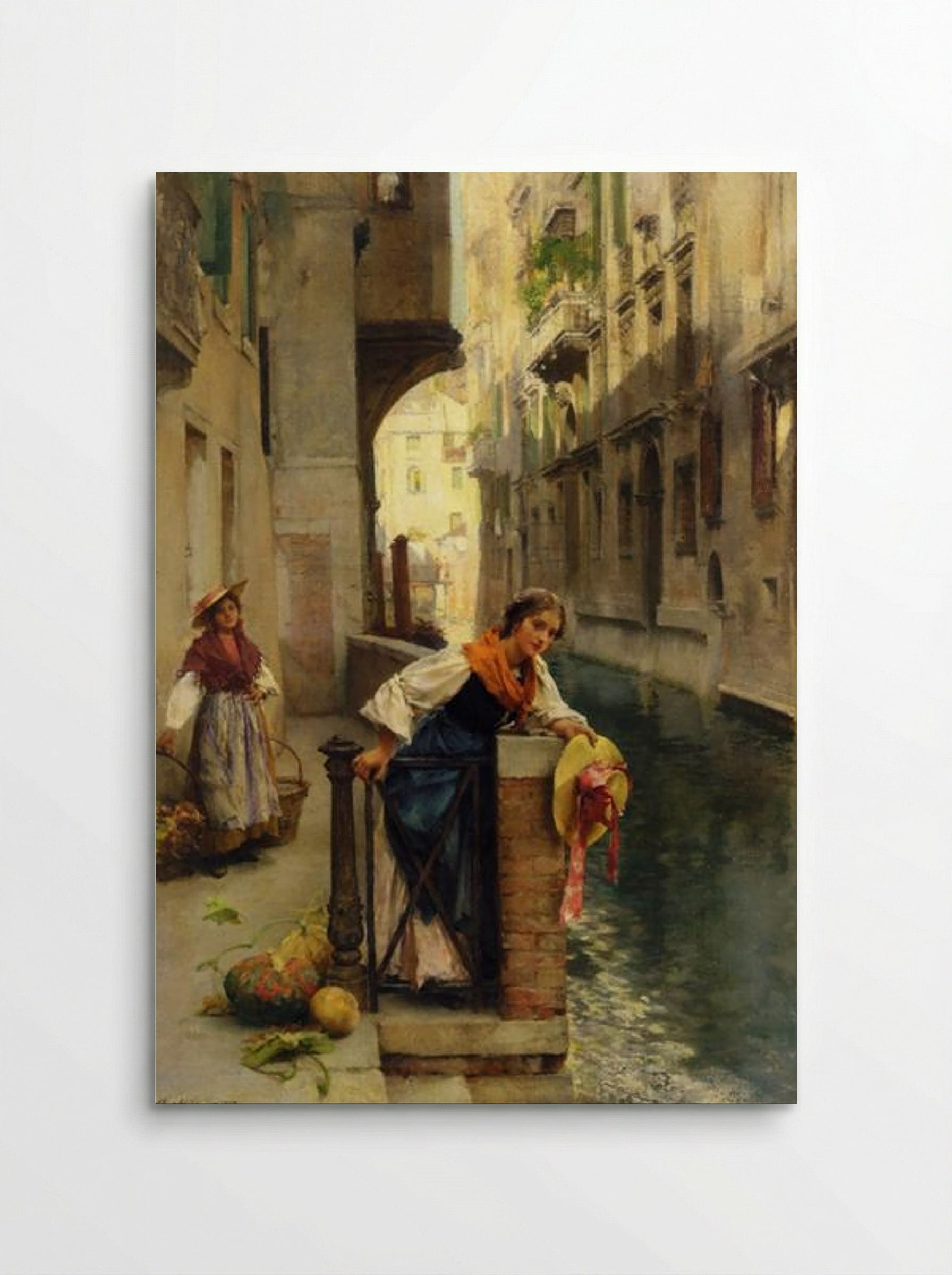 Fruit Sellers from the Islands, Venice - David Roberts - Poster