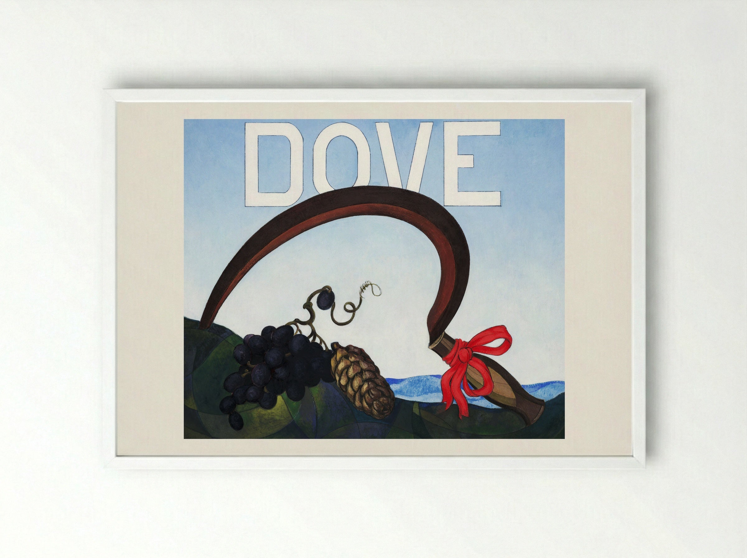 Dove - Charles Demuth - Framed Print White