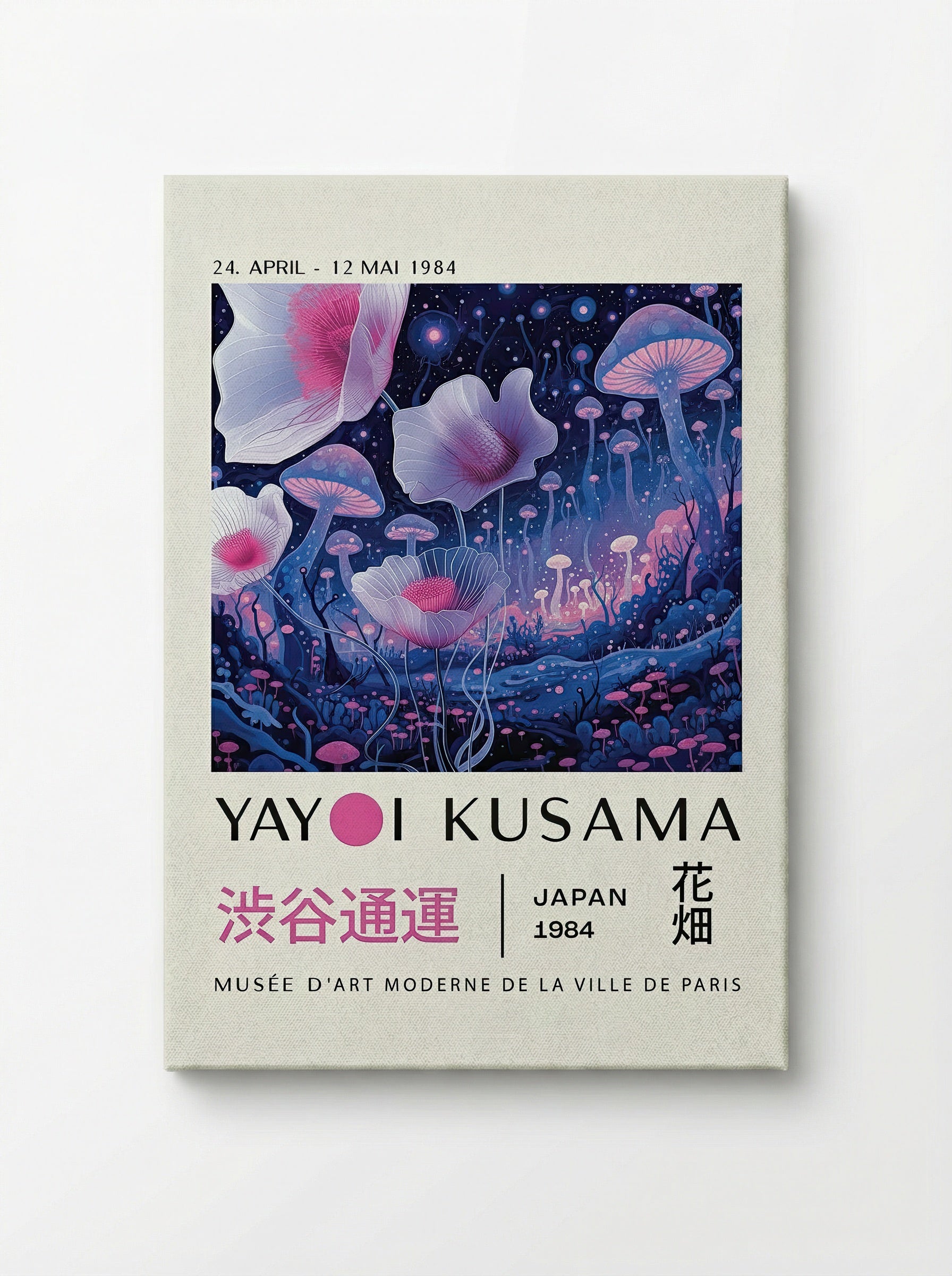 Mystical Floral Dreamscape - Yayoi Kusama - Canvas