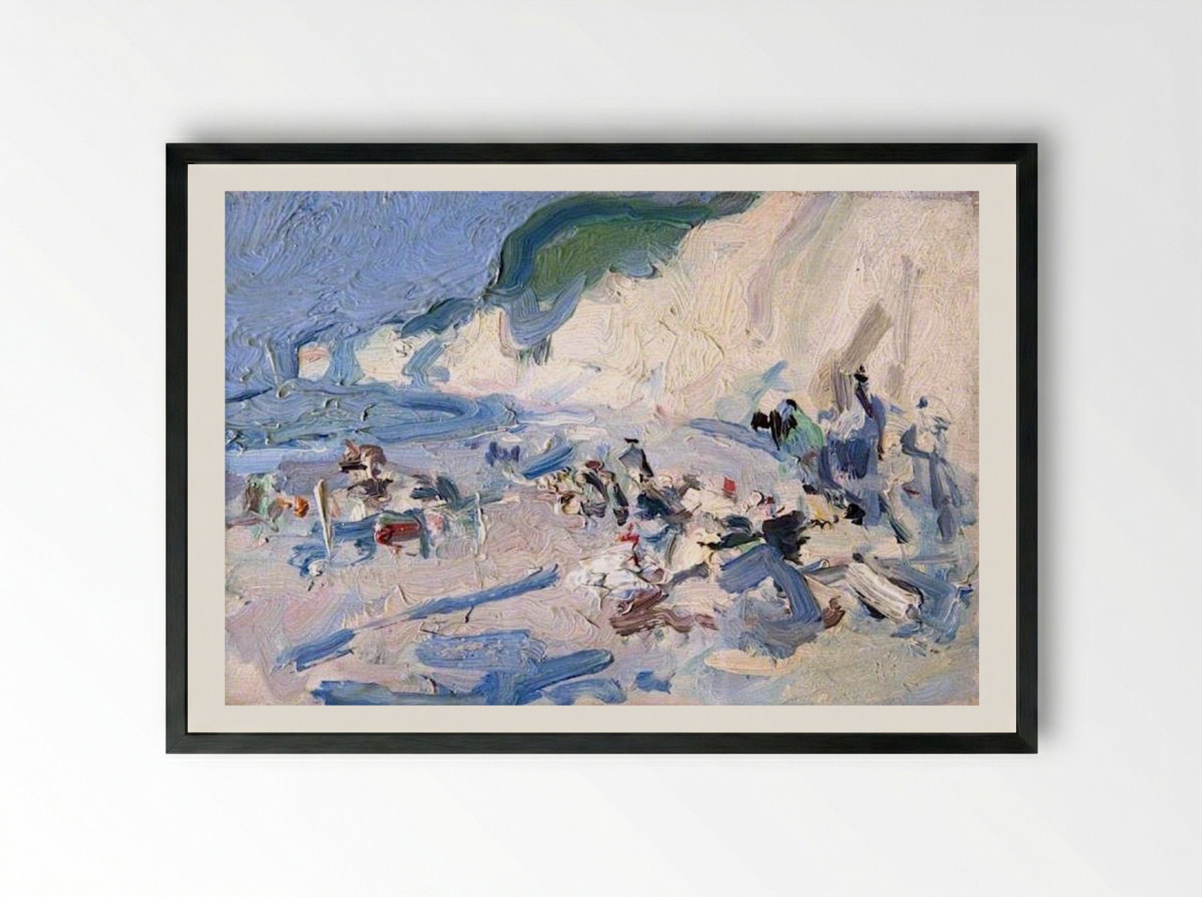 Bernaval - Samuel Peploe - Framed Print Black