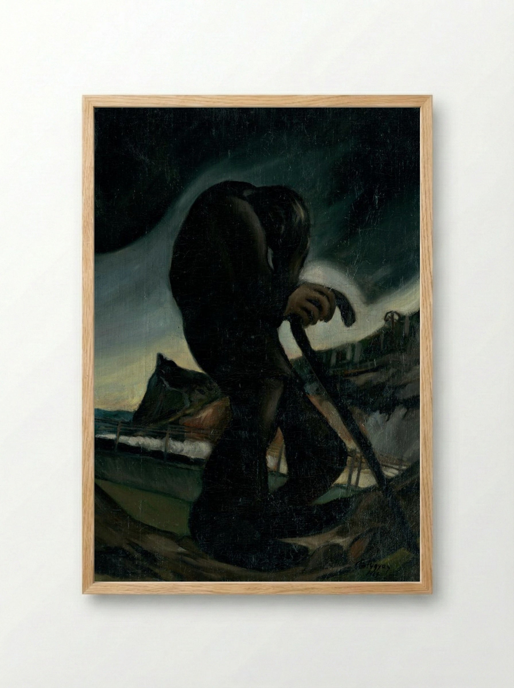 The Wandering Jew - Zolo Palugyay - Framed Print Wood