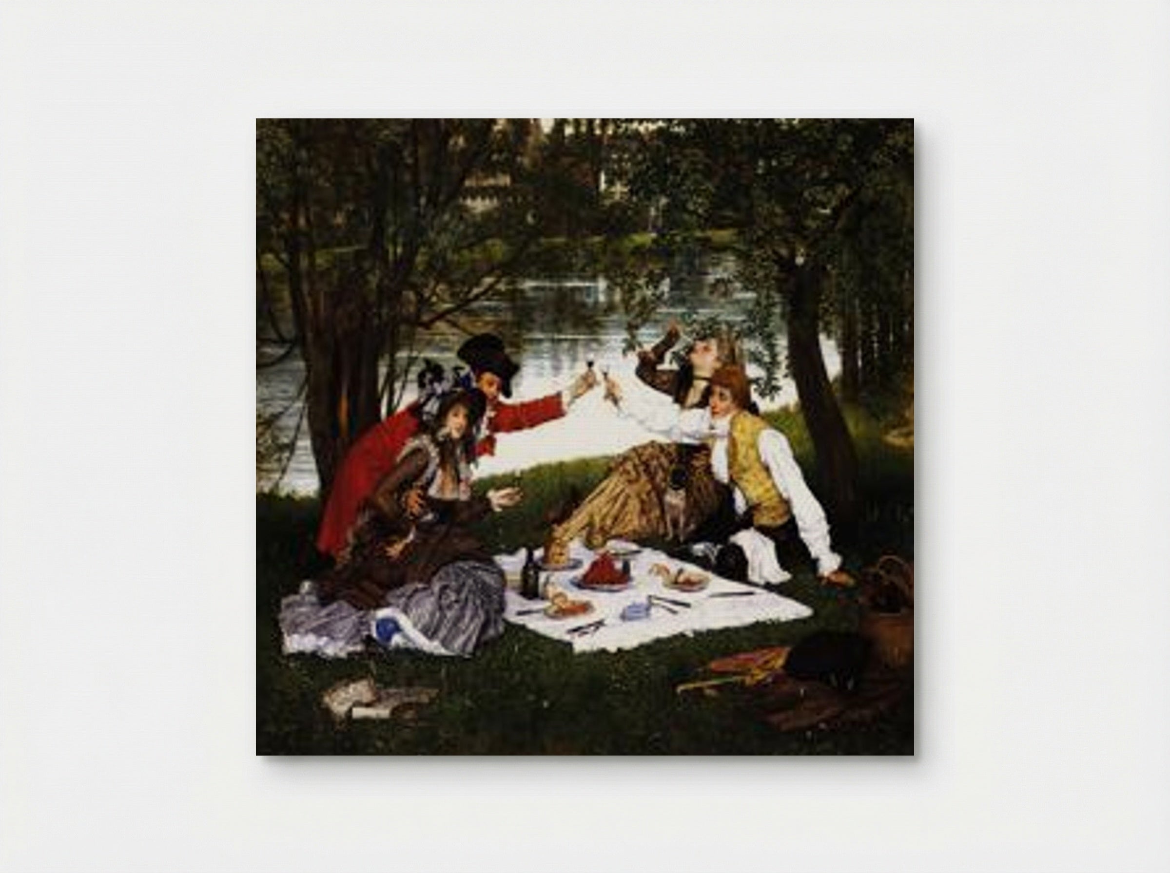 Partie Carrée - James Tissot - Poster