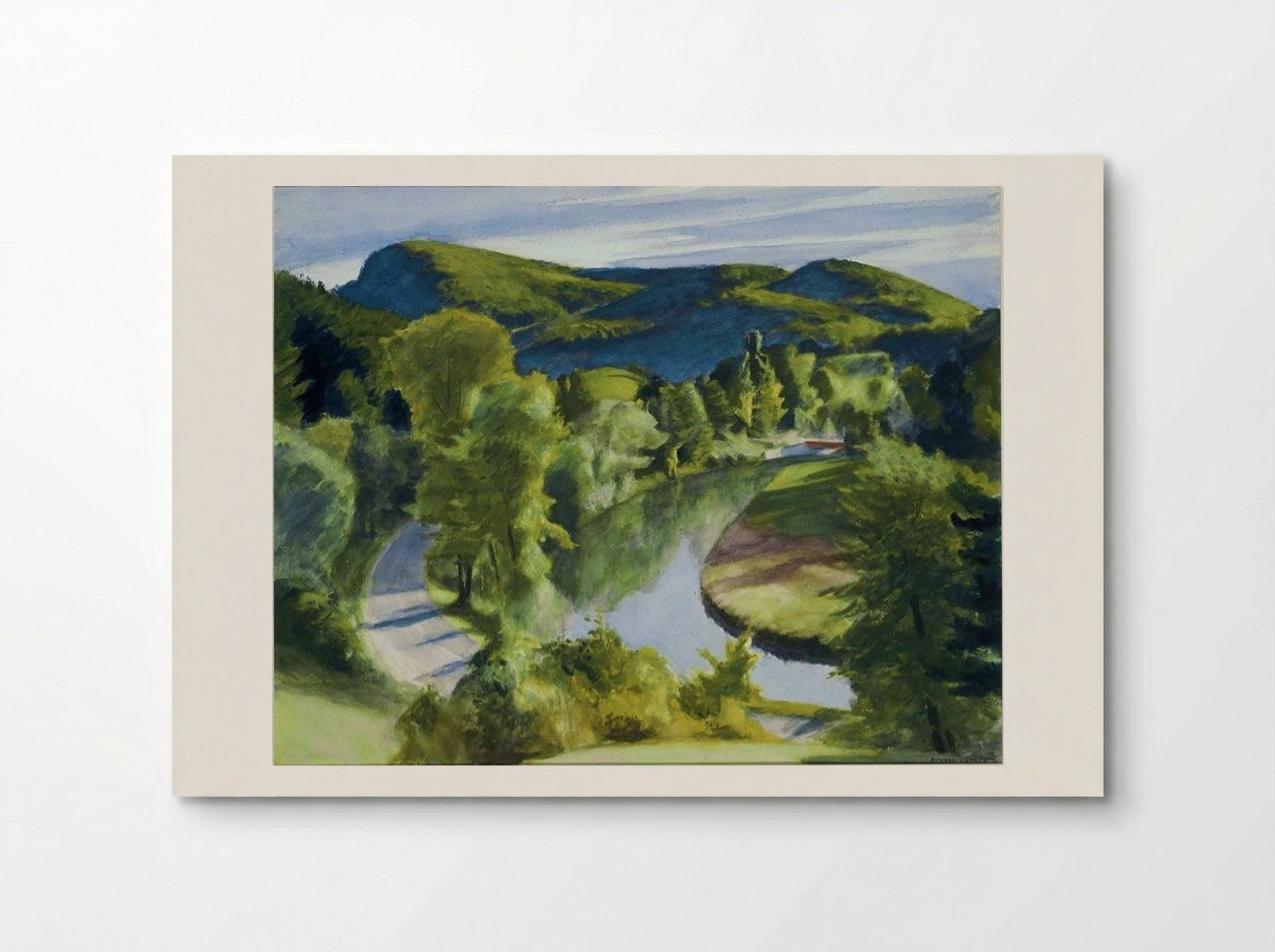 First Branch of the White River, Vermont - Edward Hopper - Poster