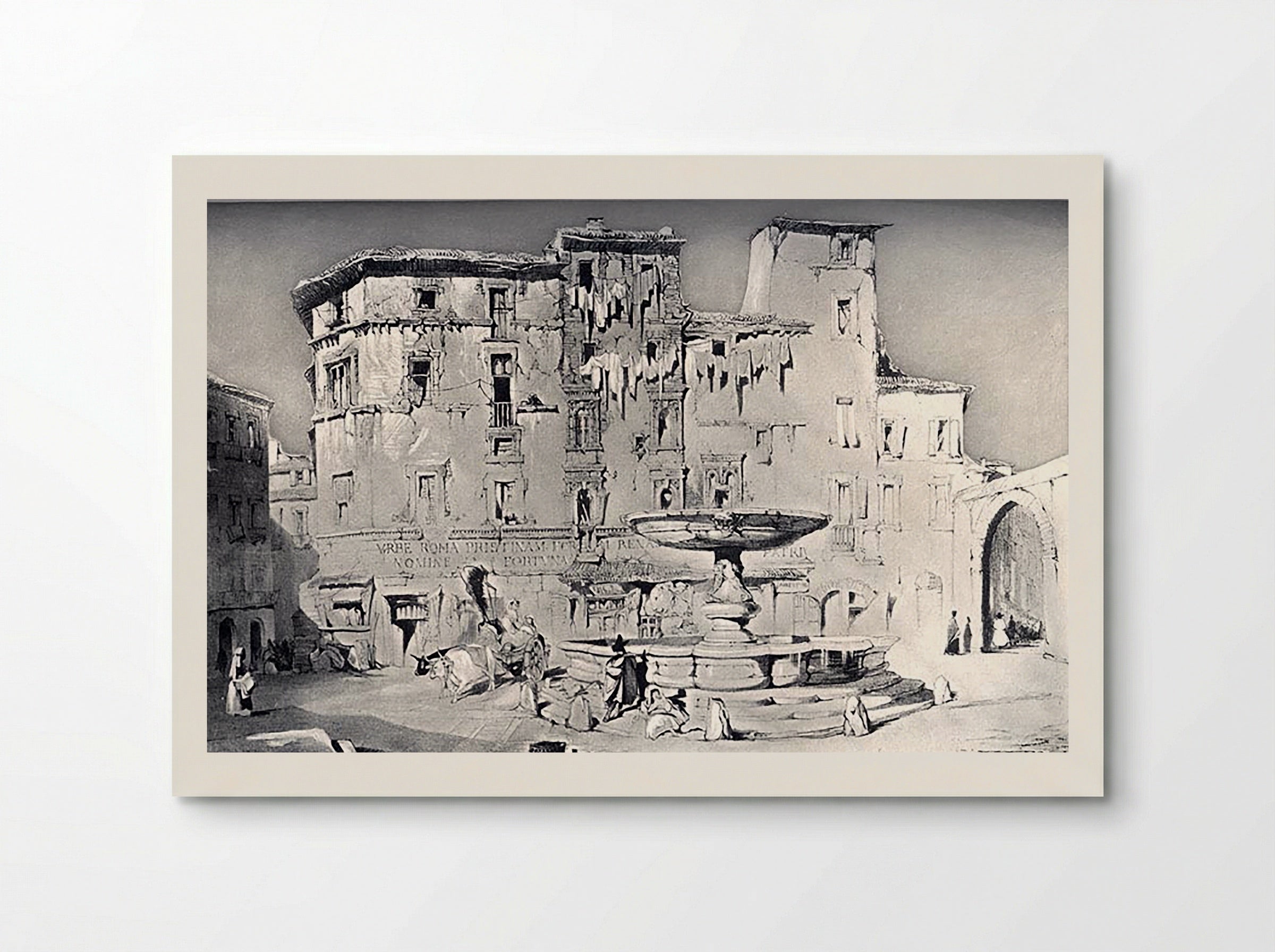 Piazza Santa Maria del Pianto, Rome - Fine Art Print - Poster