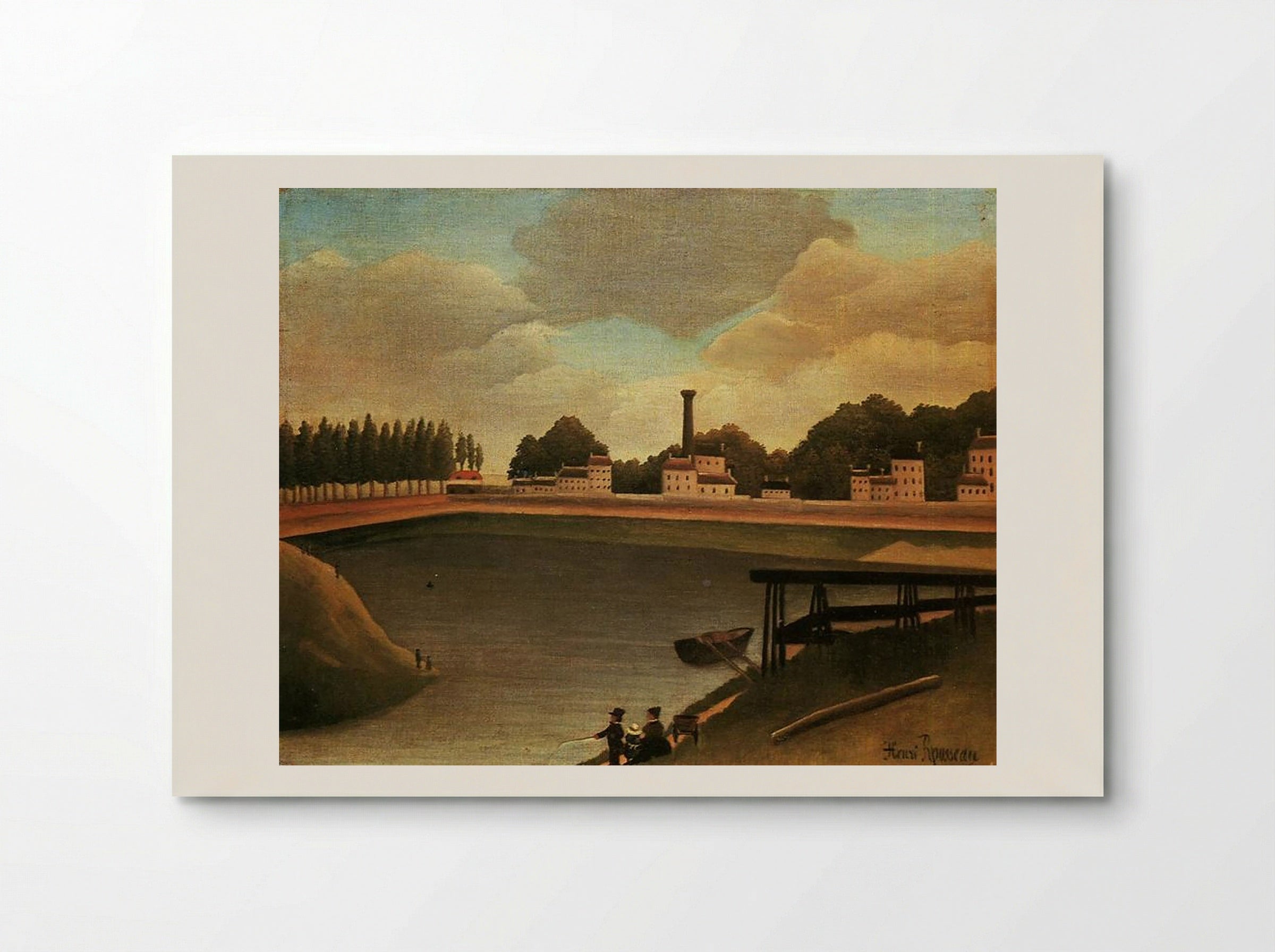 Family Fishing - Henri Rousseau - Poster