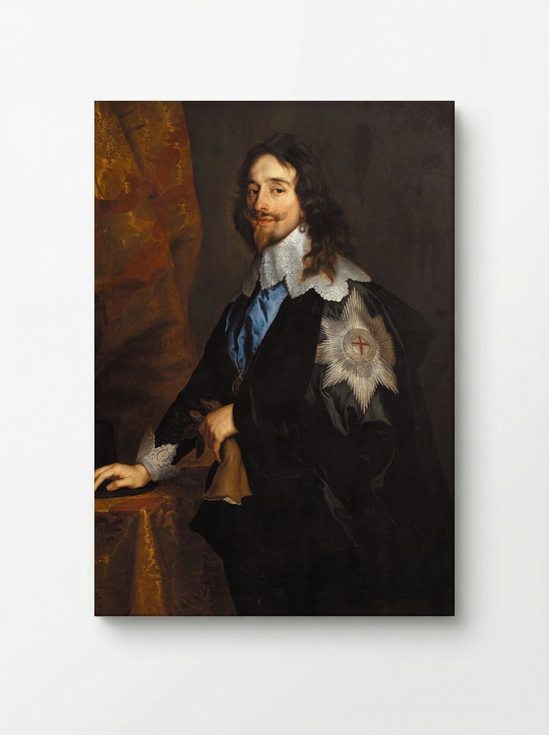 Portrait of Charles I of England - Anthony van Dyck - Canvas