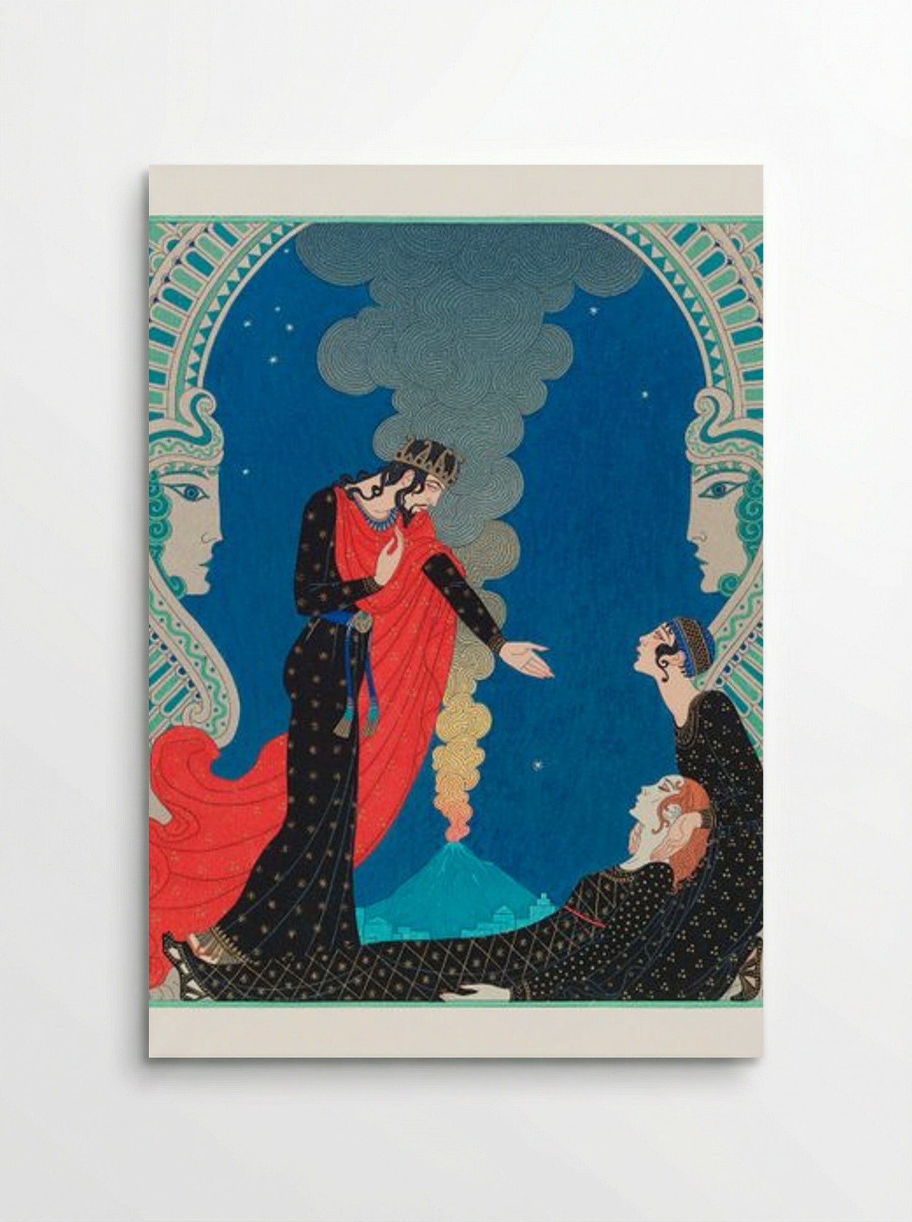 Empedocles and Panthea - George Barbier - Poster