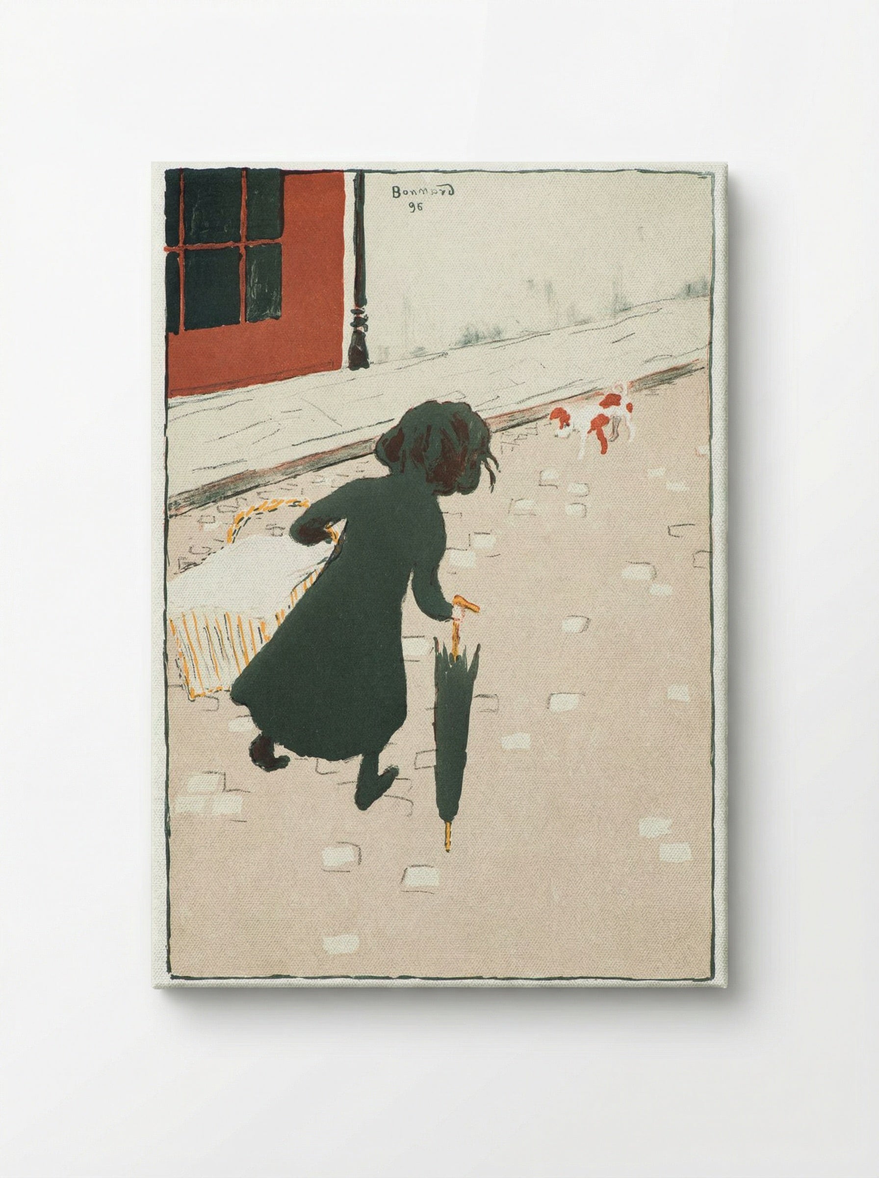 The Little Laundress - Pierre Bonnard - Canvas