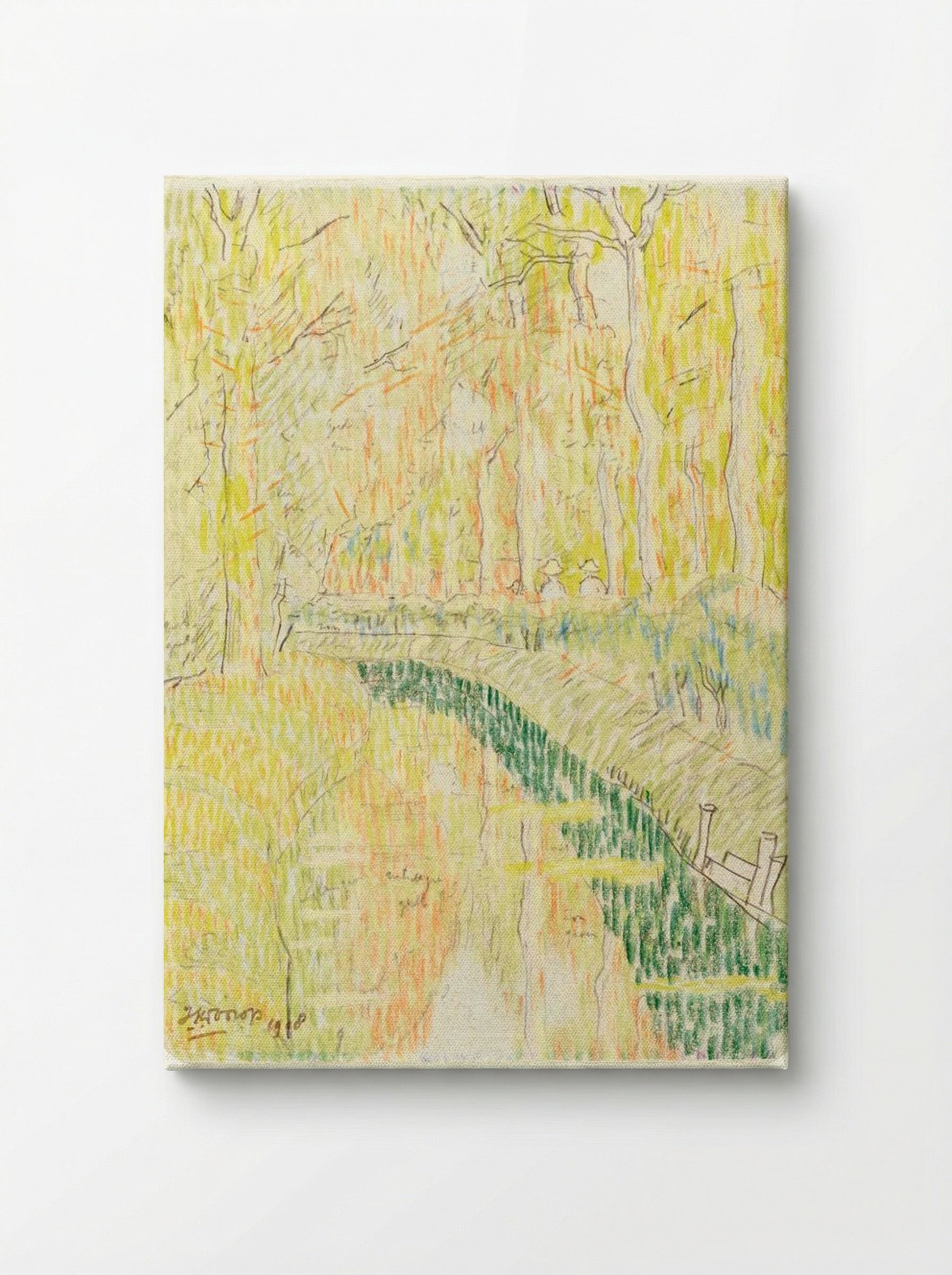 Navigates Between Trees - Jan Toorop - Canvas