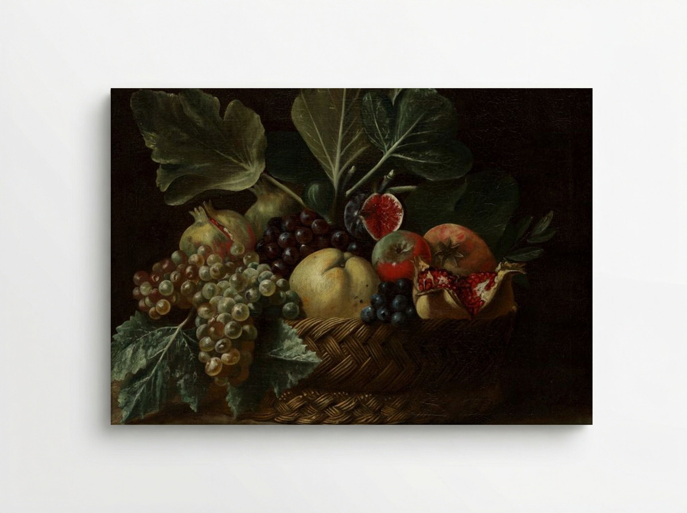 Basket of Fruit - Fine Art Print - Canvas