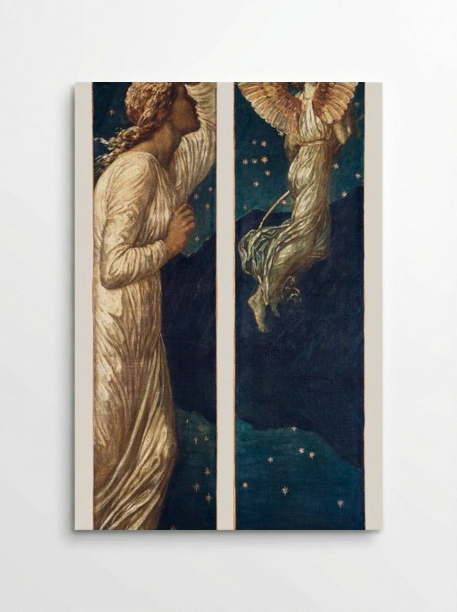Cupid Flying Away from Psyche - Sir Edward Burne-Jones - Poster