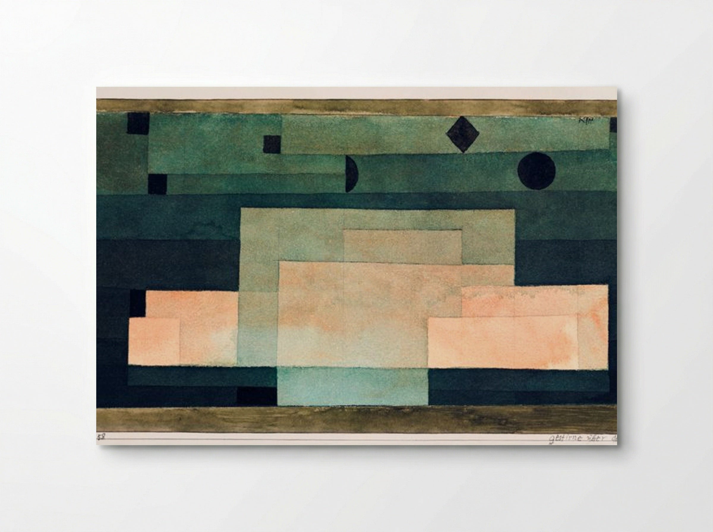 The Firmament Above the Temple - Paul Klee - Poster