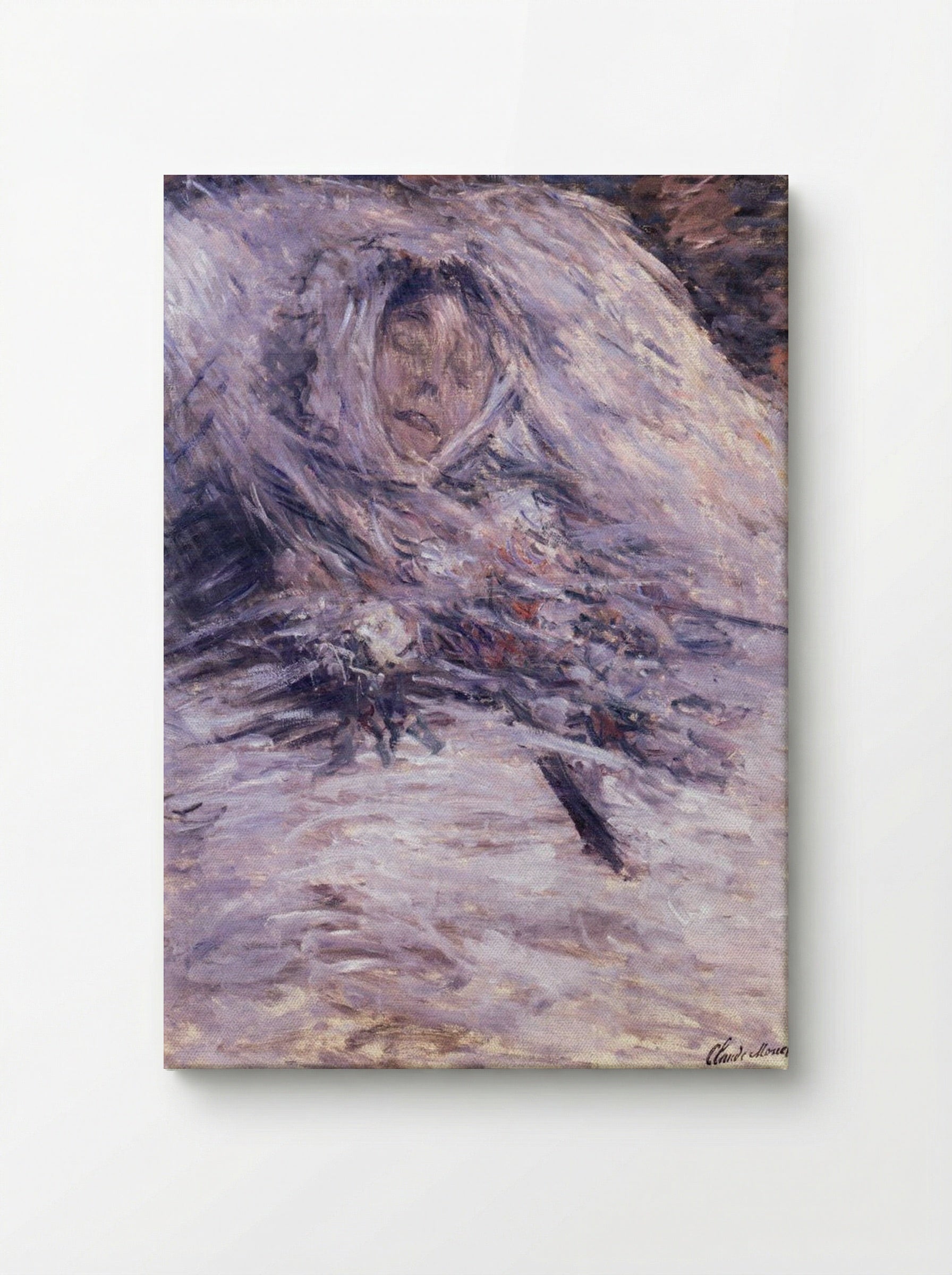 Camille Monet on Her Deathbed - Claude Monet - Canvas