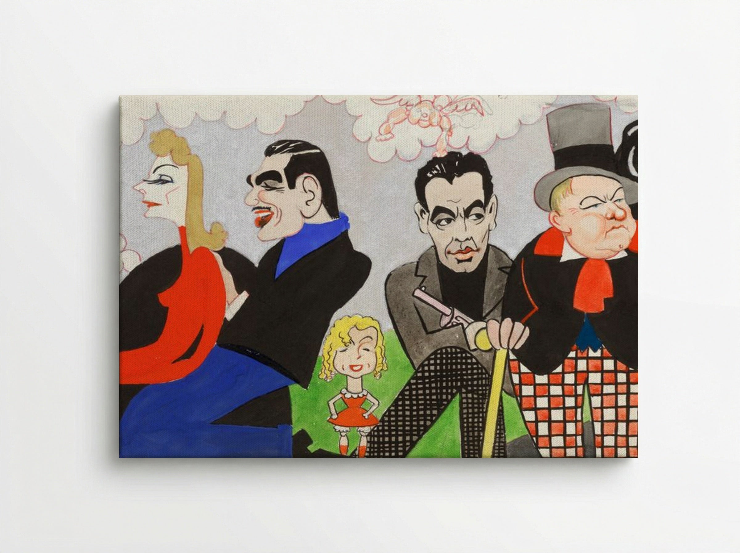 Mural Study 4 - John Decker - Canvas