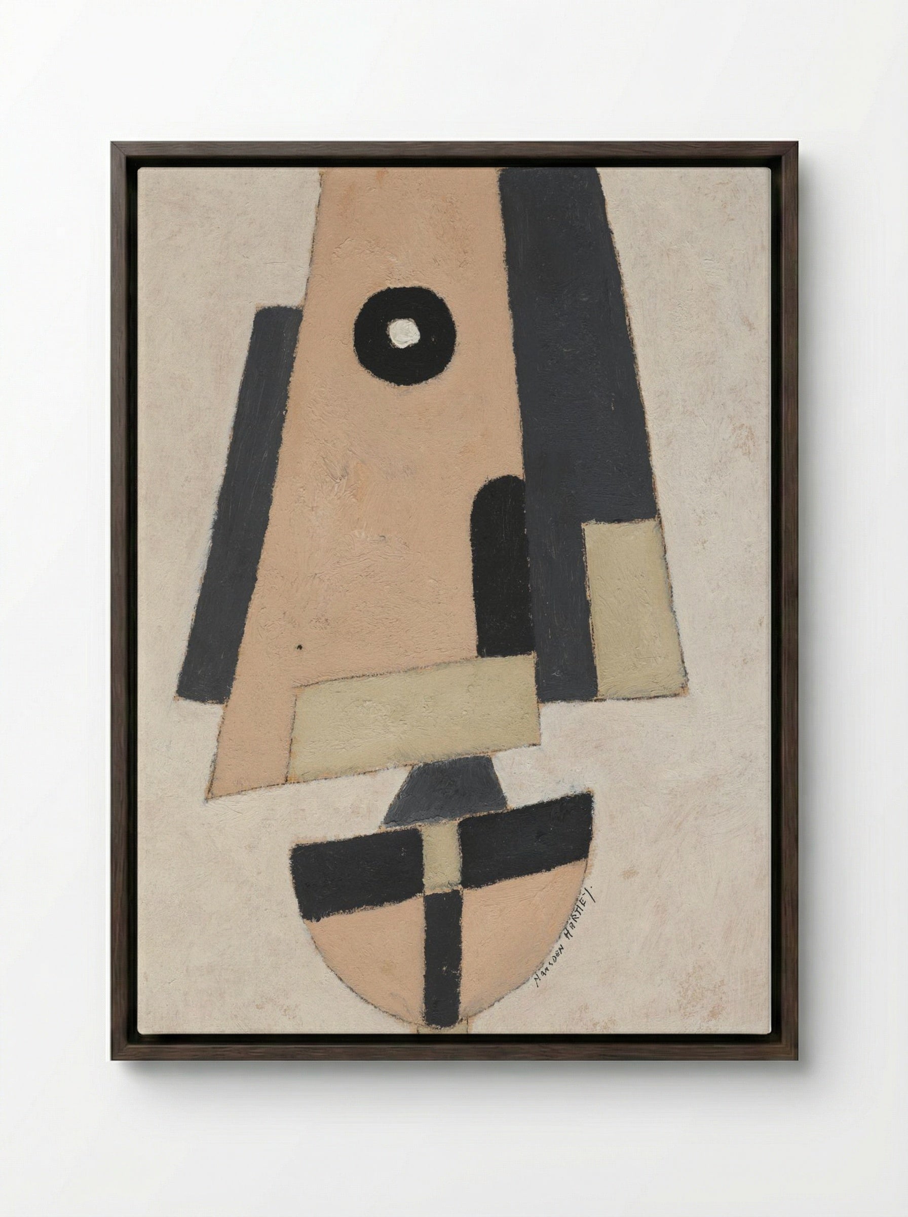 Movement, Bermuda - Marsden Hartley - Framed Canvas Dark Wood