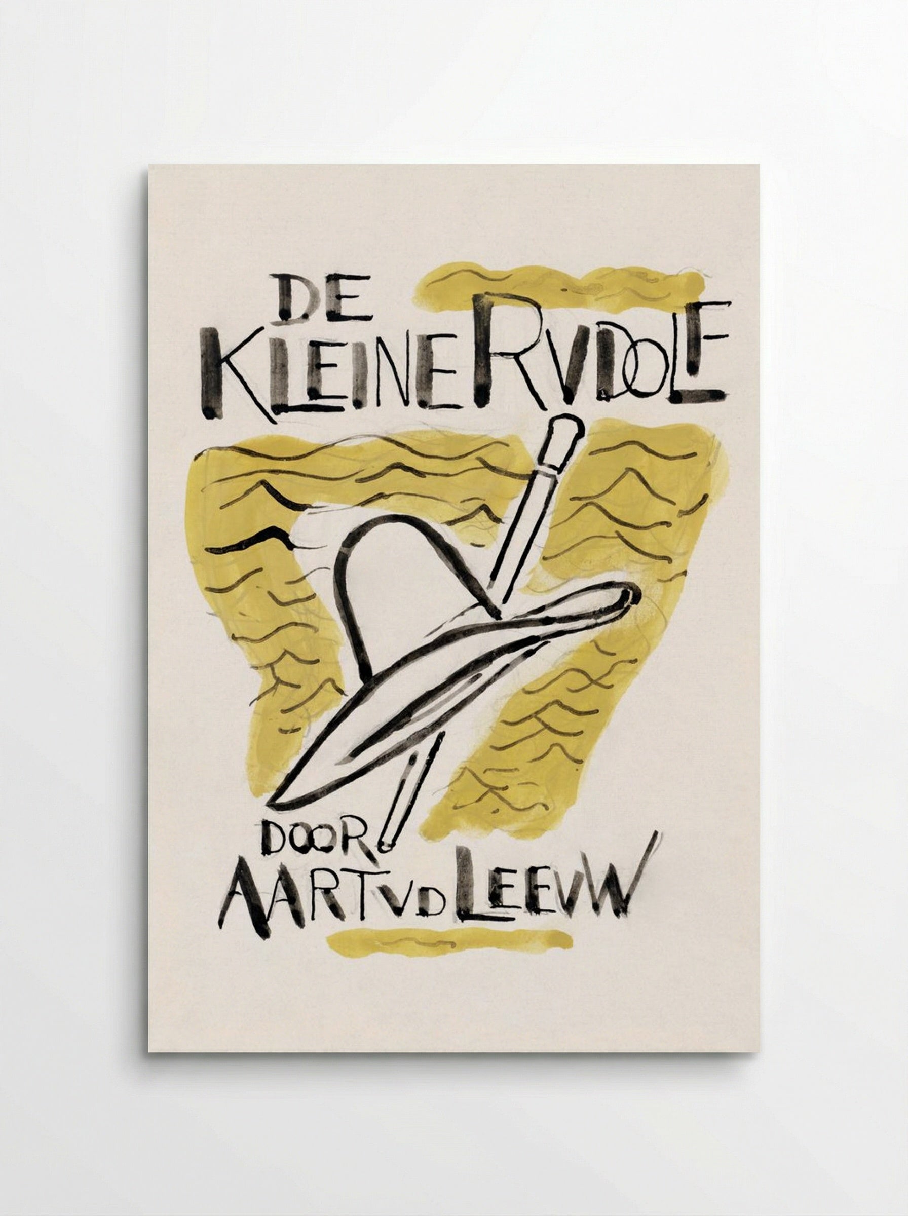 Design for 'De Kleine Rudolf' Book Cover - Leo Gestel - Poster